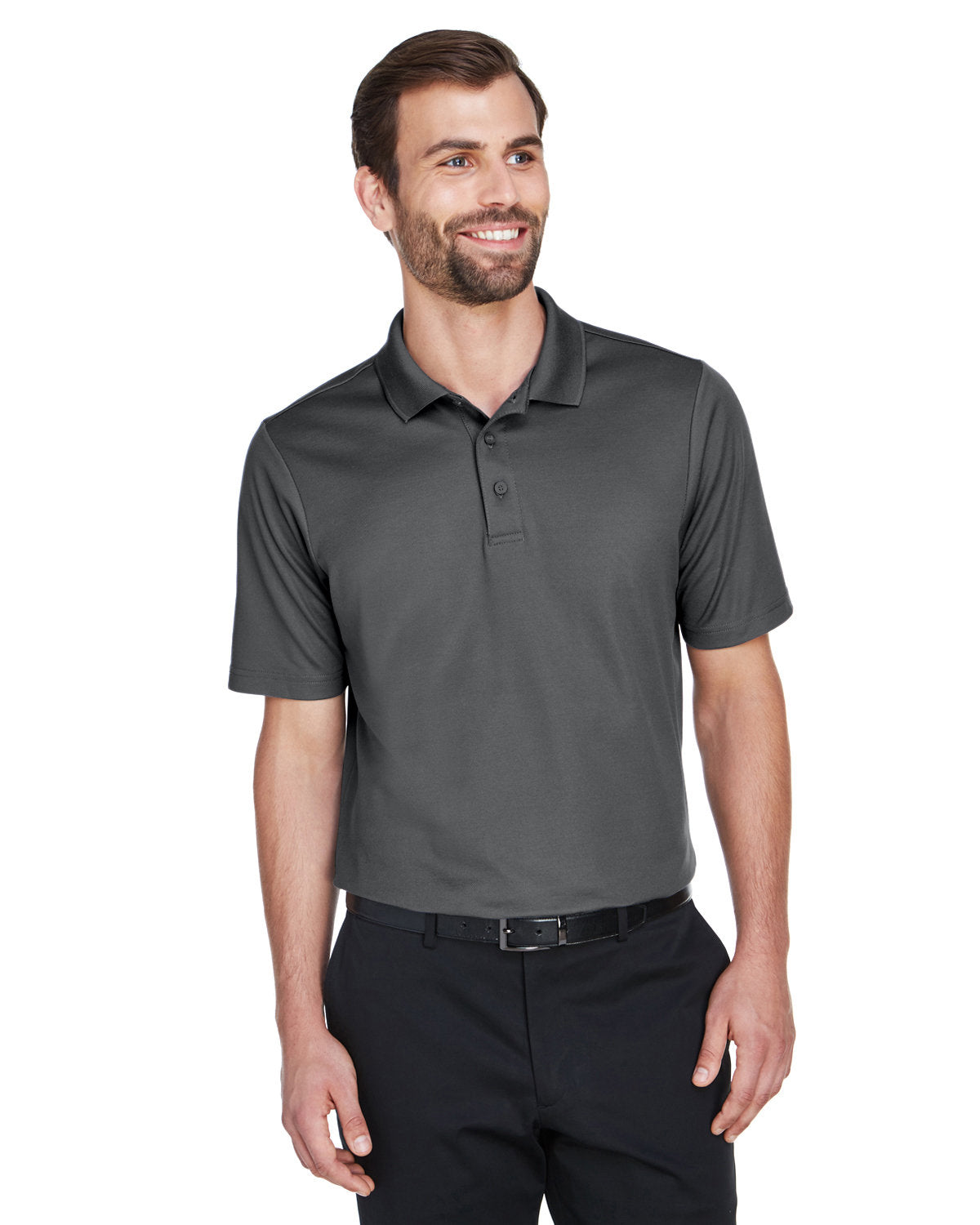 Devon & Jones CrownLux Performance Men's Plaited Polo Mens Apparel Shirts & Tops