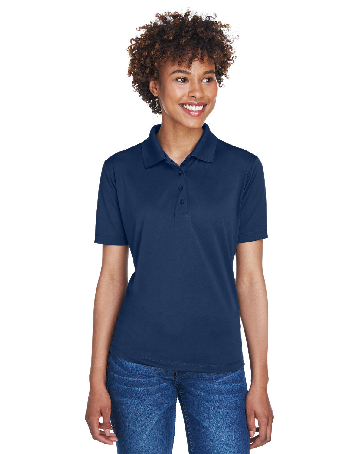 UltraClub Ladies' Cool & Dry 8-Star Elite Performance Interlock Polo Womens Apparel Shirts & Tops
