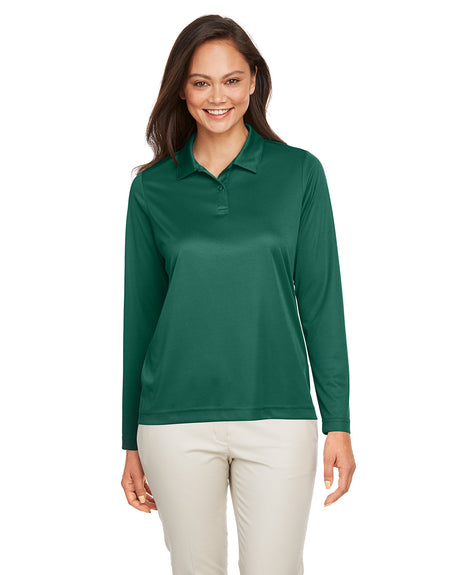 Team 365 Ladies' Zone Performance Long Sleeve Polo Womens Apparel Shirts & Tops