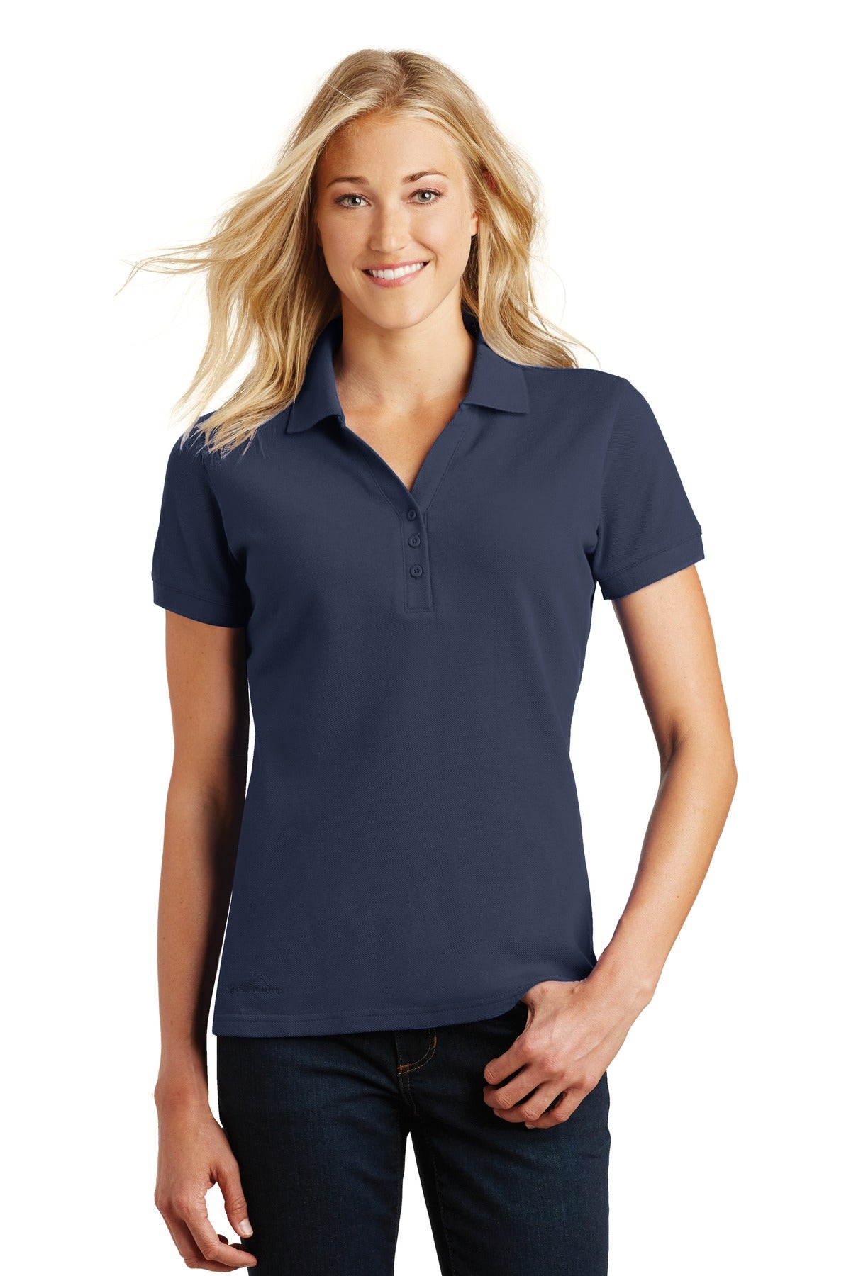 Eddie Bauer Ladies Cotton Pique Polo. EB101 Corporate Apparel Shirts & Tops