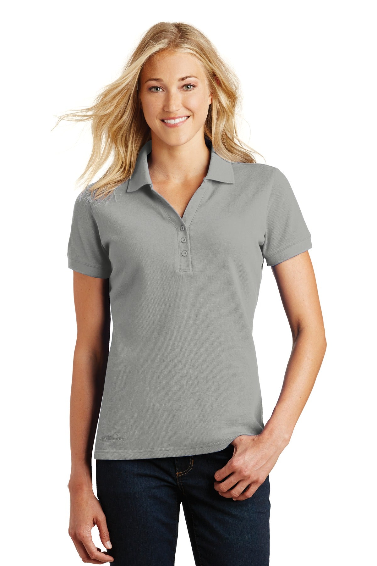 Eddie Bauer Ladies Cotton Pique Polo. EB101 Corporate Apparel Shirts & Tops