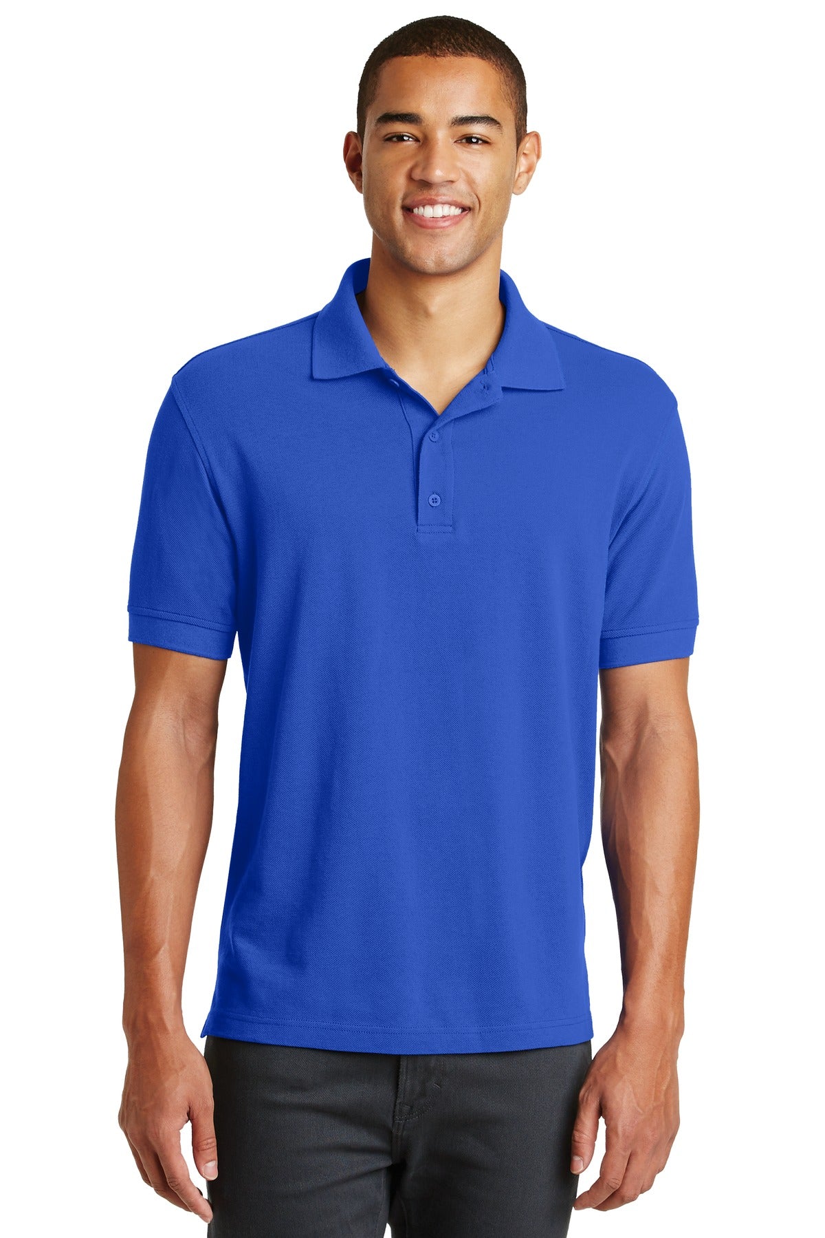 Eddie Bauer Men's Cotton Pique Polo. EB100 Corporate Apparel Shirts & Tops