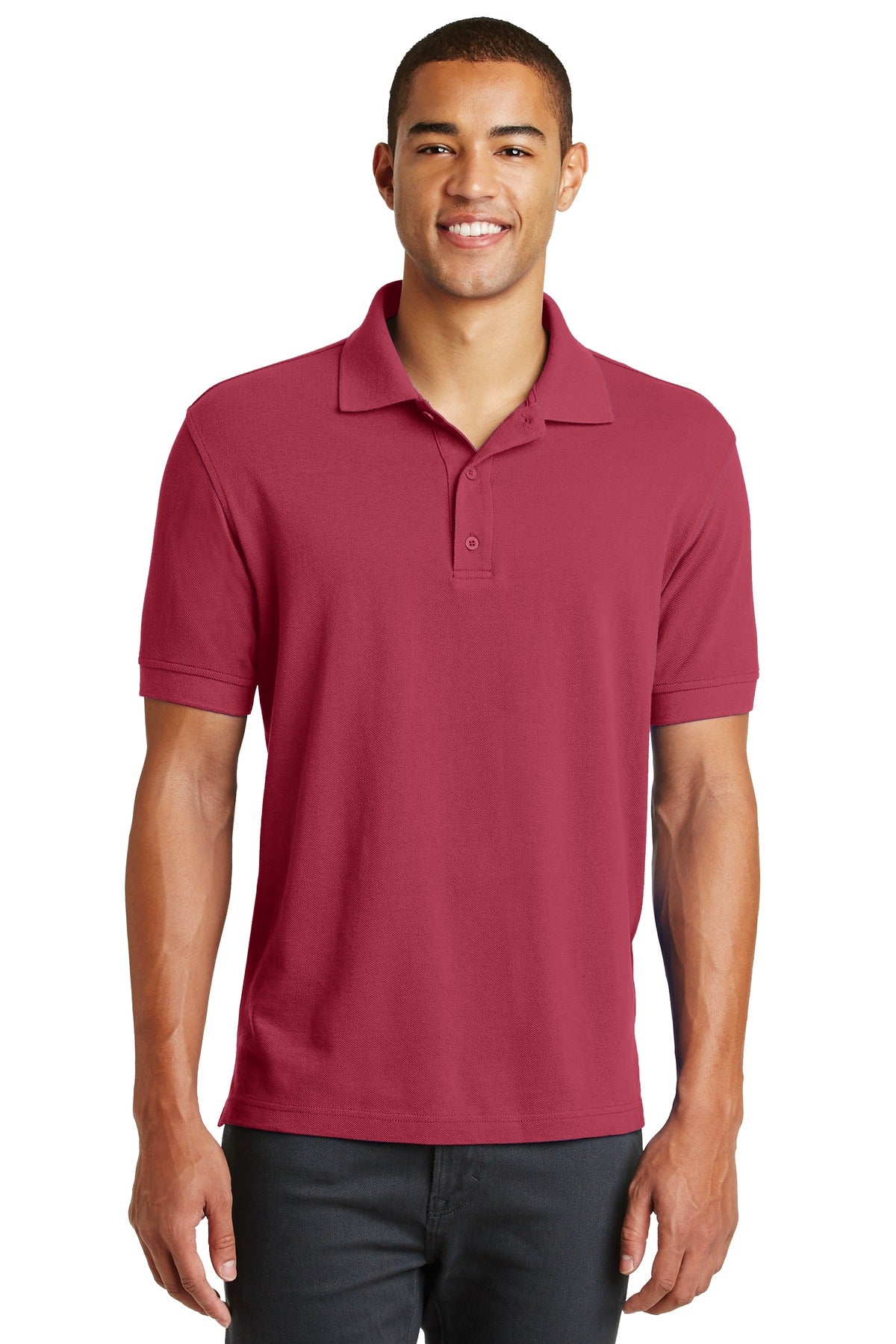 Eddie Bauer Men's Cotton Pique Polo. EB100 Corporate Apparel Shirts & Tops