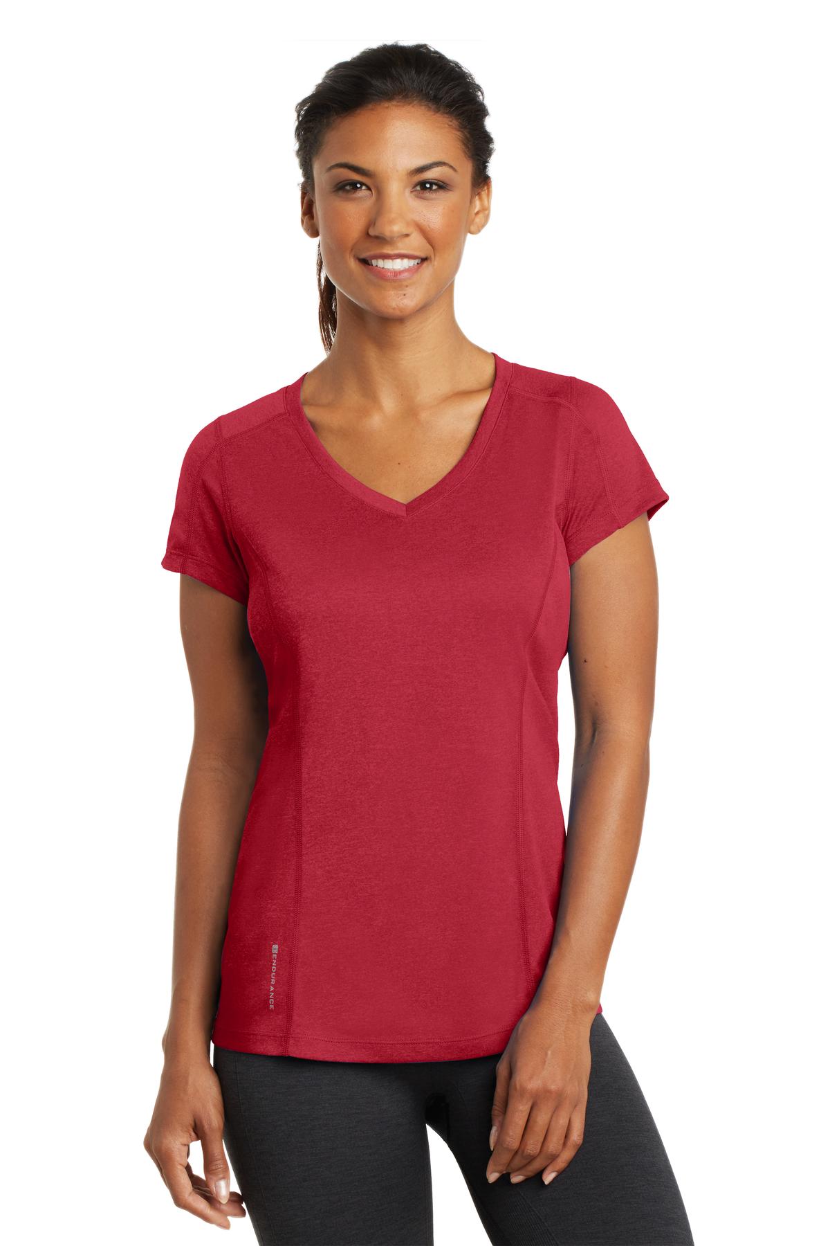 OGIO ENDURANCE Ladies Pulse V-Neck T-Shirt. LOE320 Corporate Apparel Shirts & Tops