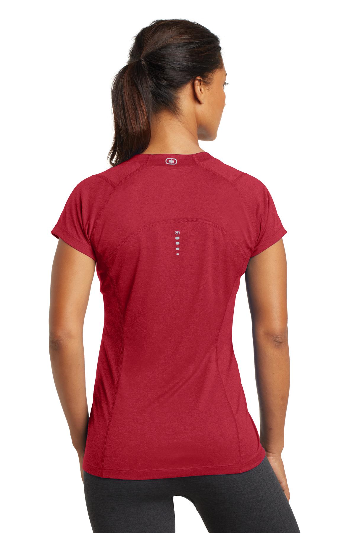 OGIO ENDURANCE Ladies Pulse V-Neck T-Shirt. LOE320 Corporate Apparel Shirts & Tops