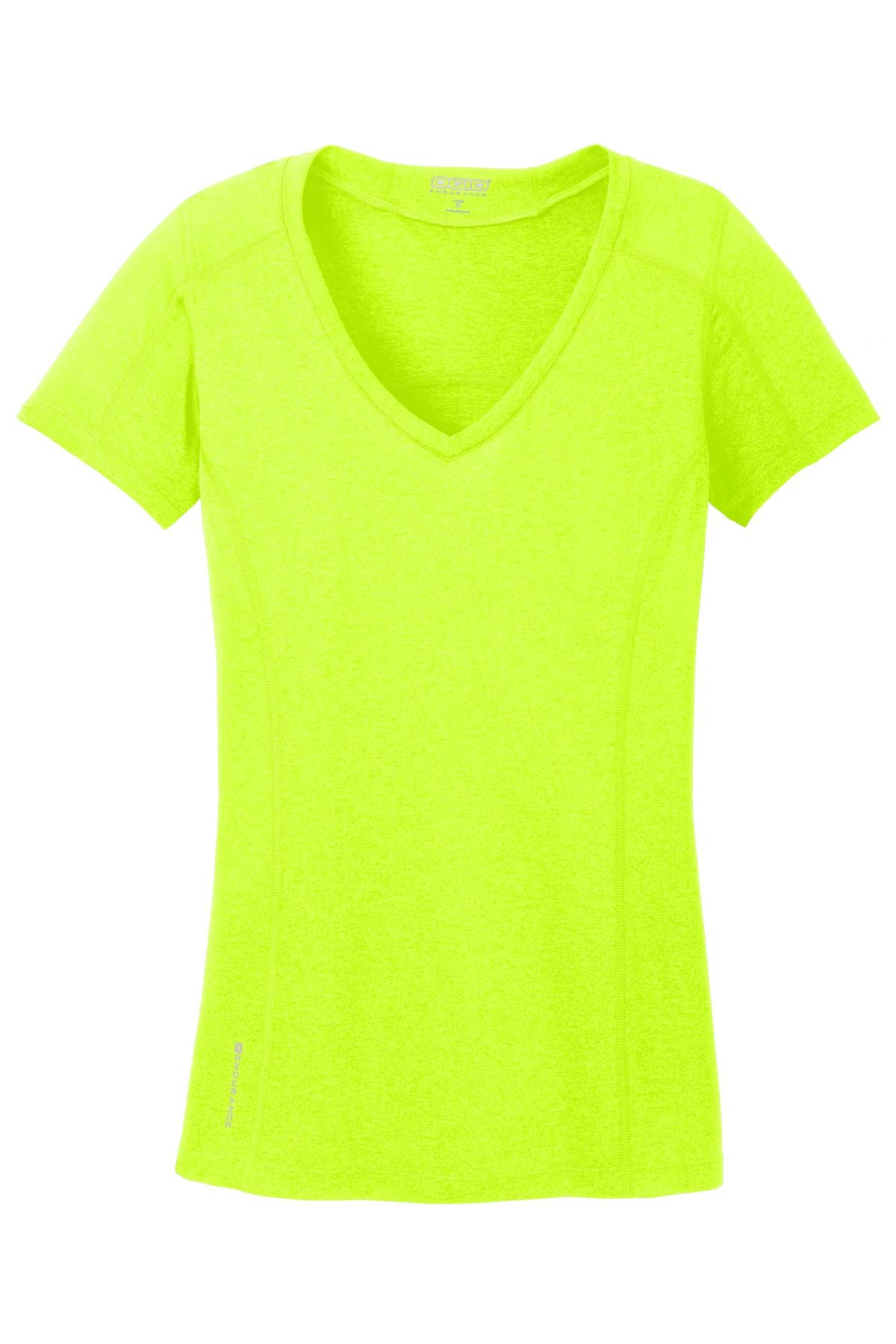 OGIO ENDURANCE Ladies Pulse V-Neck T-Shirt. LOE320 Corporate Apparel Shirts & Tops