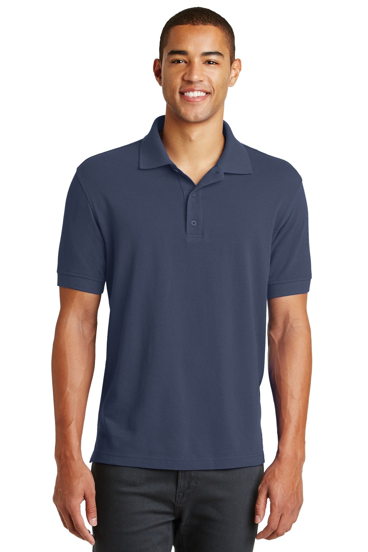 Eddie Bauer Men's Cotton Pique Polo. EB100 Corporate Apparel Shirts & Tops
