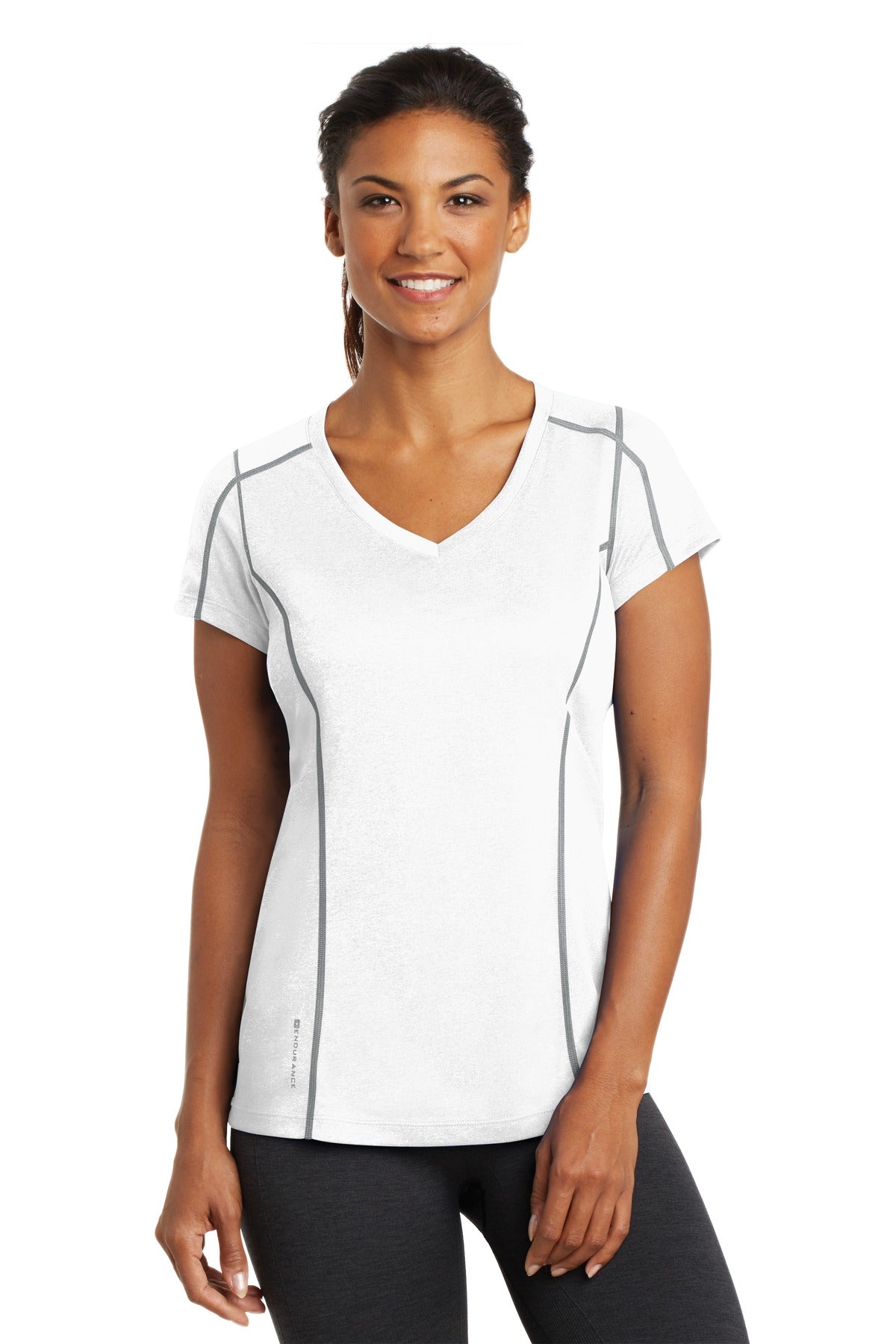 OGIO ENDURANCE Ladies Pulse V-Neck T-Shirt. LOE320 Corporate Apparel Shirts & Tops
