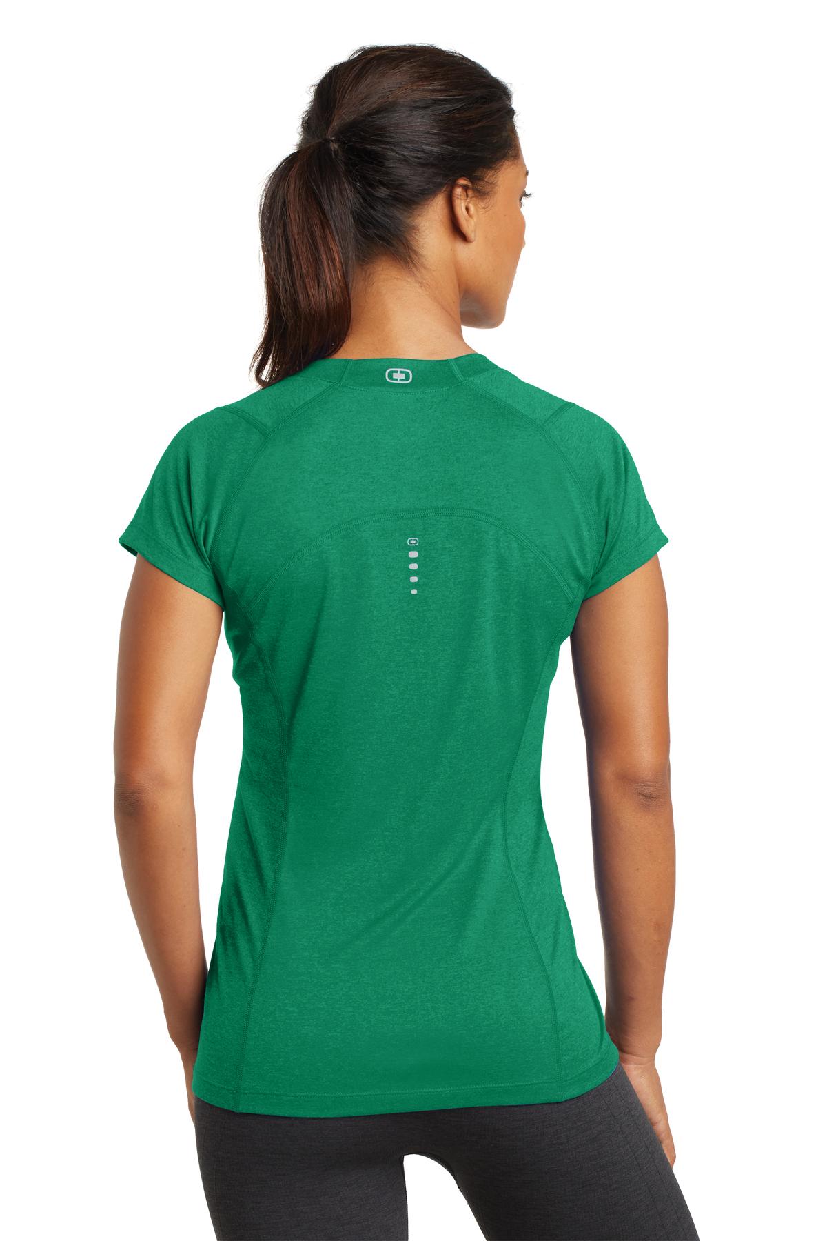 OGIO ENDURANCE Ladies Pulse V-Neck T-Shirt. LOE320 Corporate Apparel Shirts & Tops