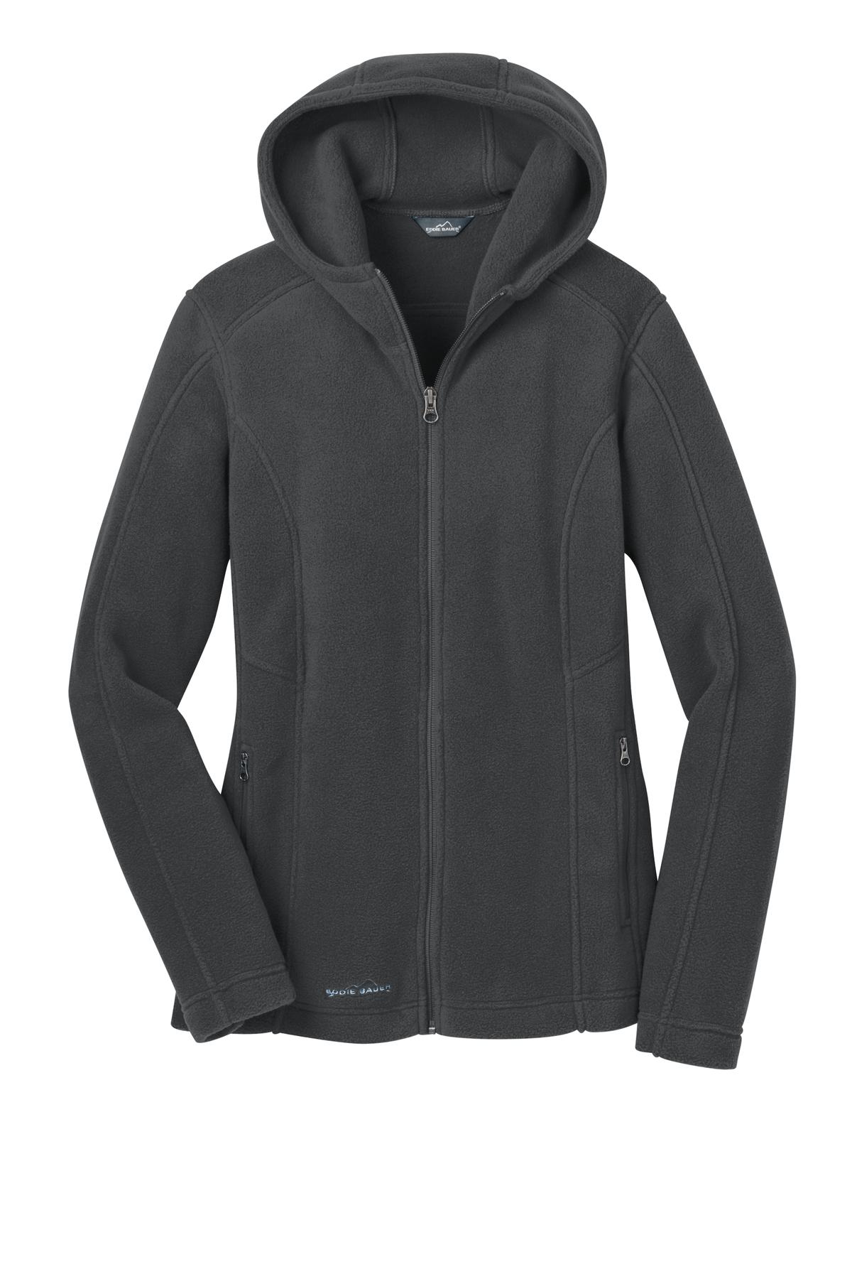 Eddie Bauer Ladies Hooded Full-Zip Fleece Jacket. EB206 Corporate Apparel Jackets & Vests