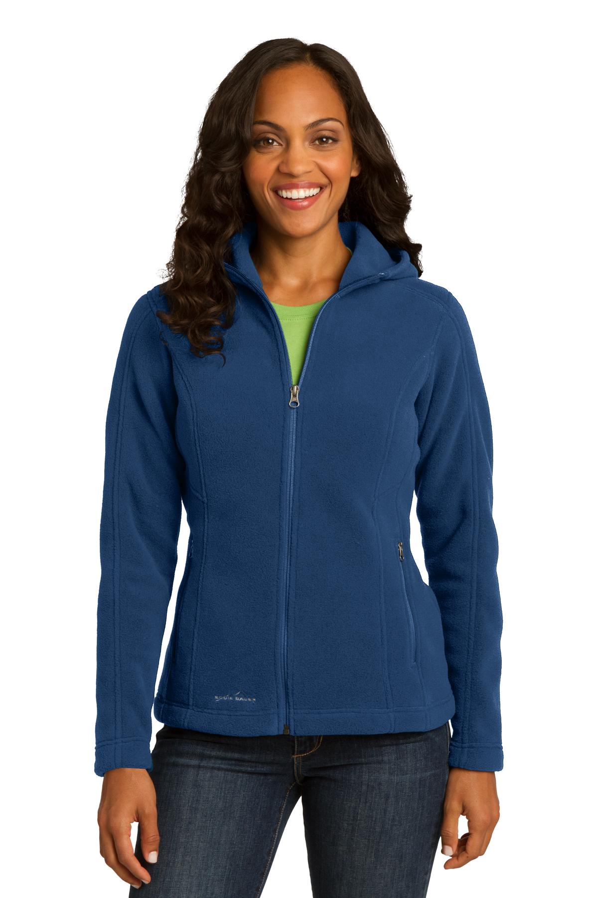 Eddie Bauer Ladies Hooded Full-Zip Fleece Jacket. EB206 Corporate Apparel Jackets & Vests