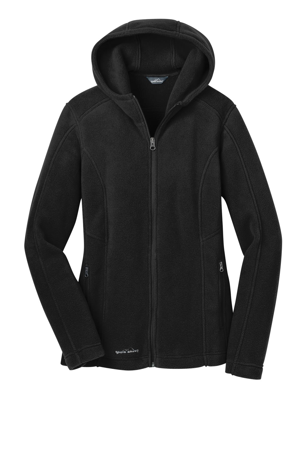 Eddie Bauer Ladies Hooded Full-Zip Fleece Jacket. EB206 Corporate Apparel Jackets & Vests