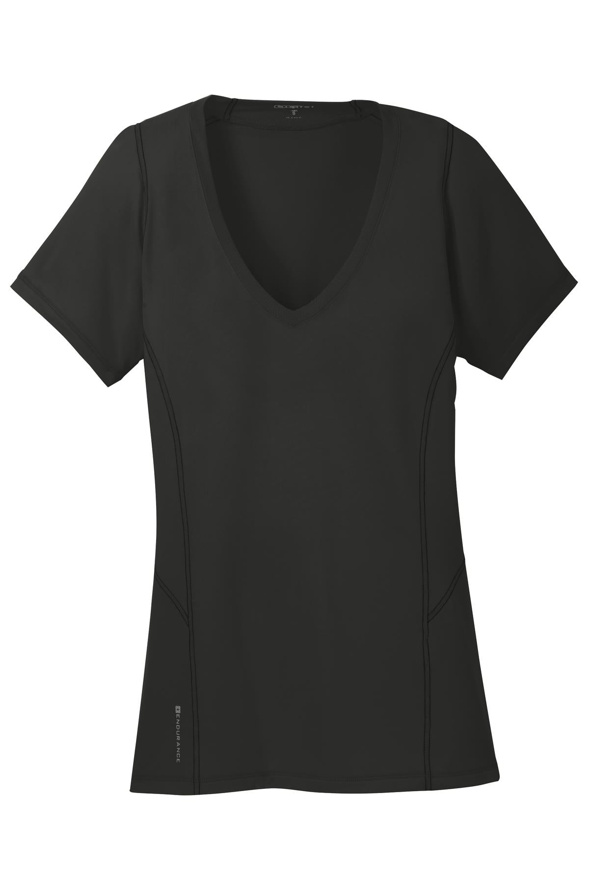 OGIO ENDURANCE Ladies Nexus V-Neck T-Shirt. LOE330 Corporate Apparel Shirts & Tops