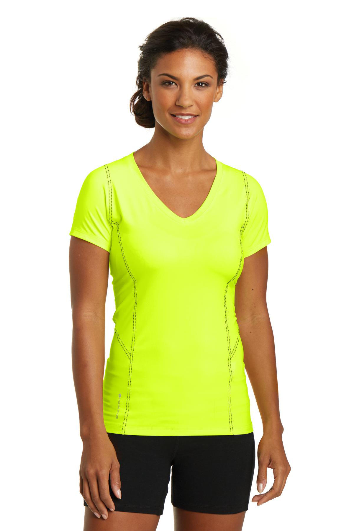 OGIO ENDURANCE Ladies Nexus V-Neck T-Shirt. LOE330 Corporate Apparel Shirts & Tops