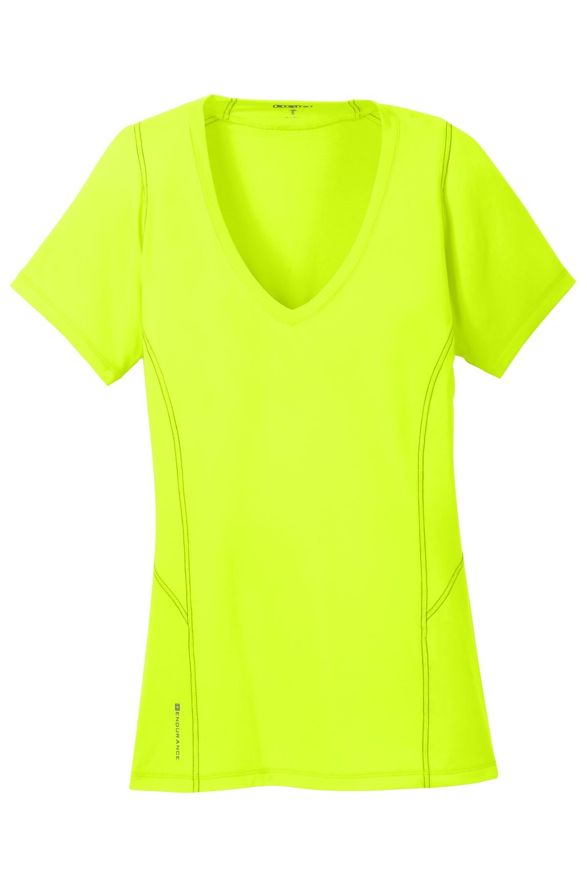OGIO ENDURANCE Ladies Nexus V-Neck T-Shirt. LOE330 Corporate Apparel Shirts & Tops