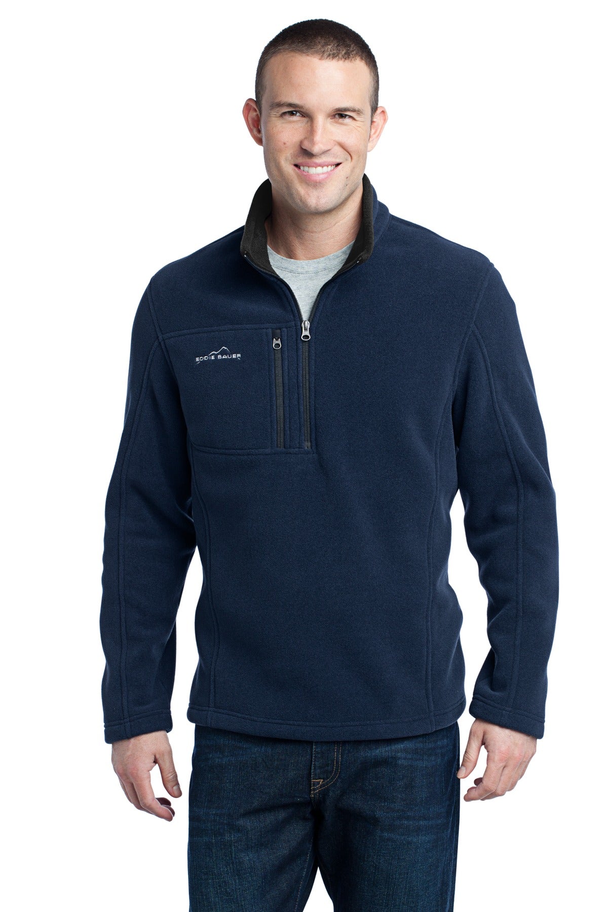 Eddie Bauer Men's 1/4-Zip Fleece Pullover. EB202 Corporate Apparel Sweatshirts & Fleece