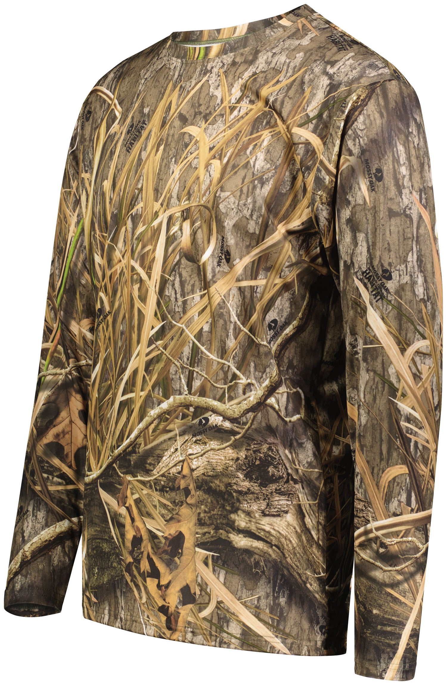 Holloway Men's Mossy Oak® Momentum Long Sleeve Tee Mens Apparel Shirts & Tops