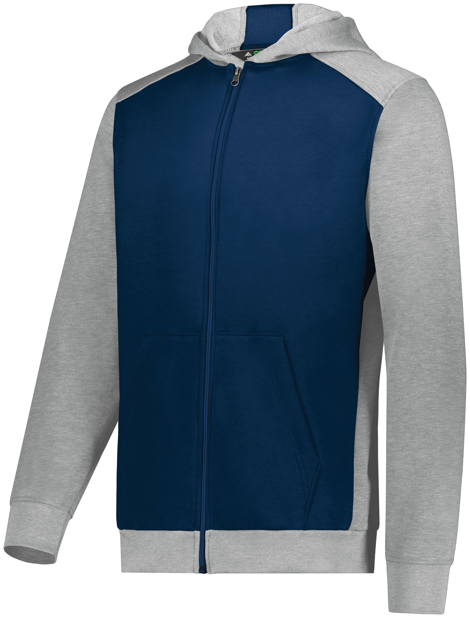 Augusta Youth Three-Season Fleece Full Zip Hoodie Augusta