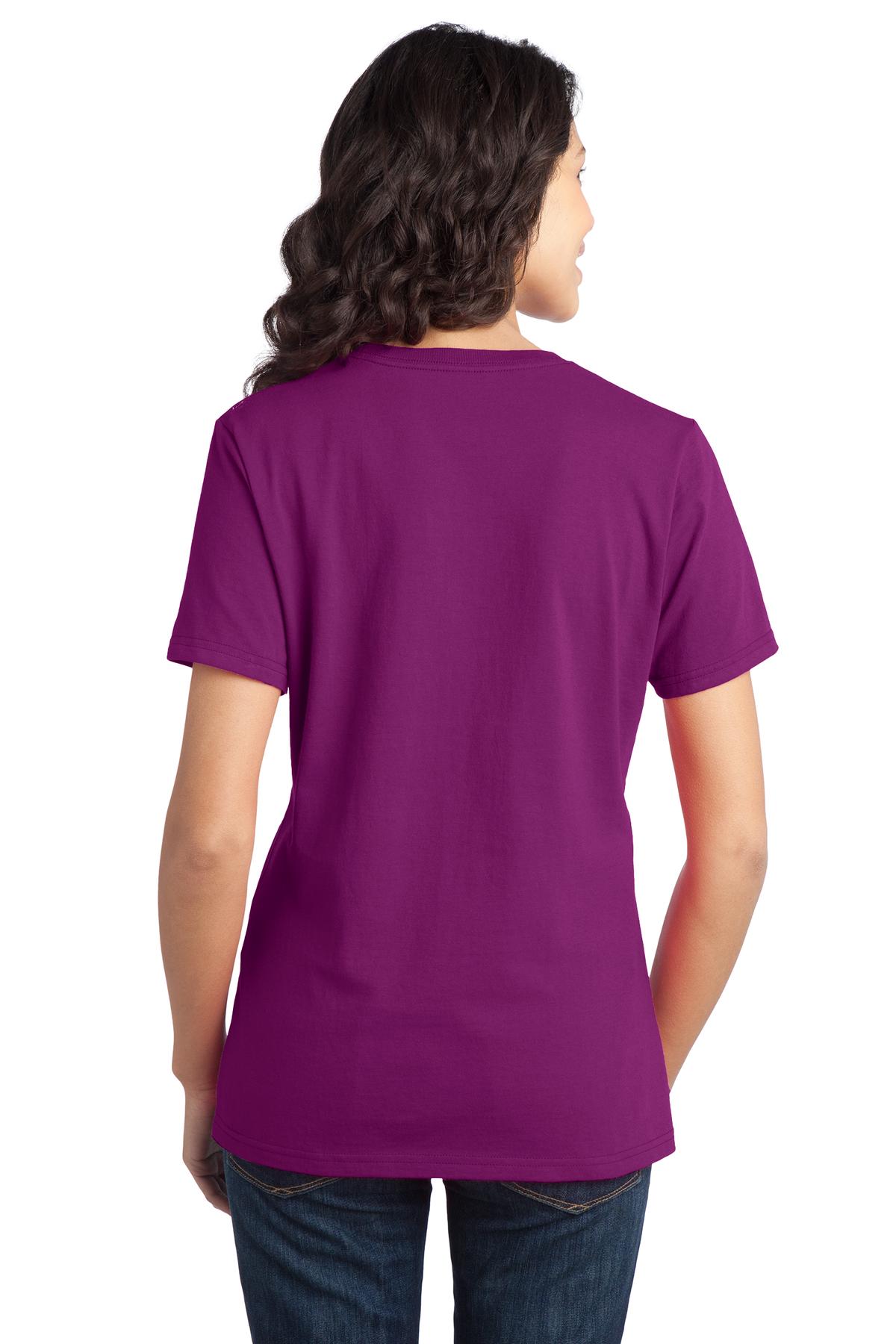 Port & Company Women's Ring Spun Cotton Tee LPC150 Womens Apparel Shirts & Tops
