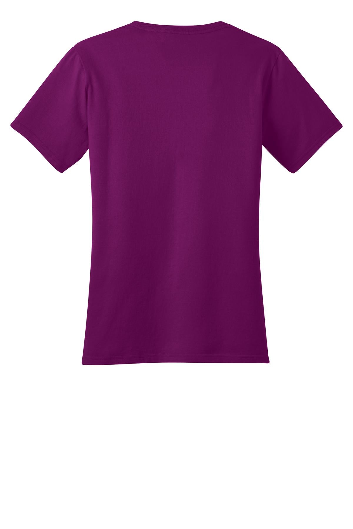 Port & Company Women's Ring Spun Cotton Tee LPC150 Womens Apparel Shirts & Tops