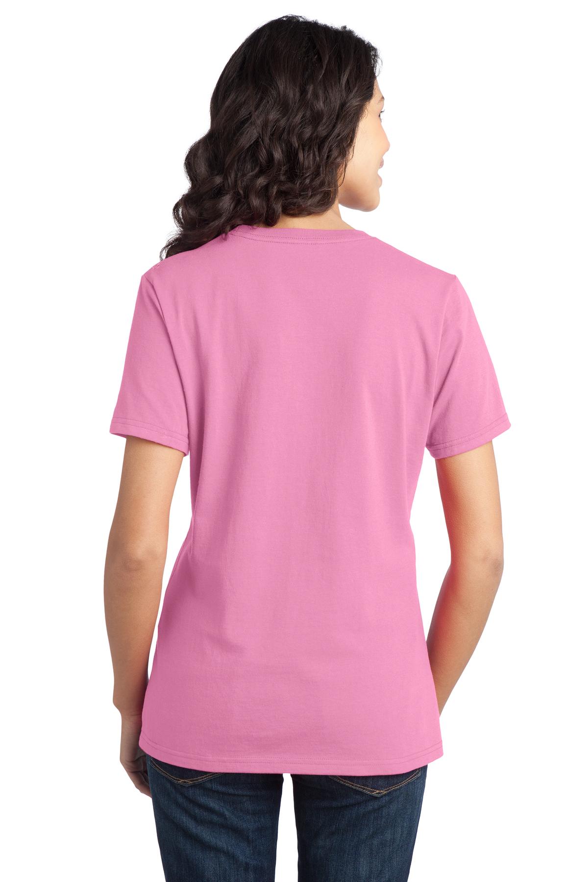 Port & Company Women's Ring Spun Cotton Tee LPC150 Womens Apparel Shirts & Tops