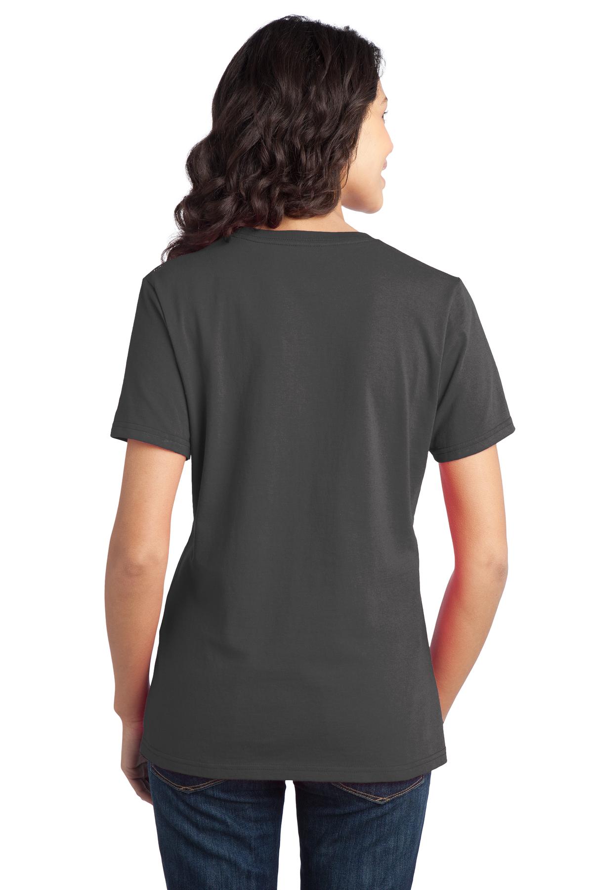 Port & Company Women's Ring Spun Cotton Tee LPC150 Womens Apparel Shirts & Tops