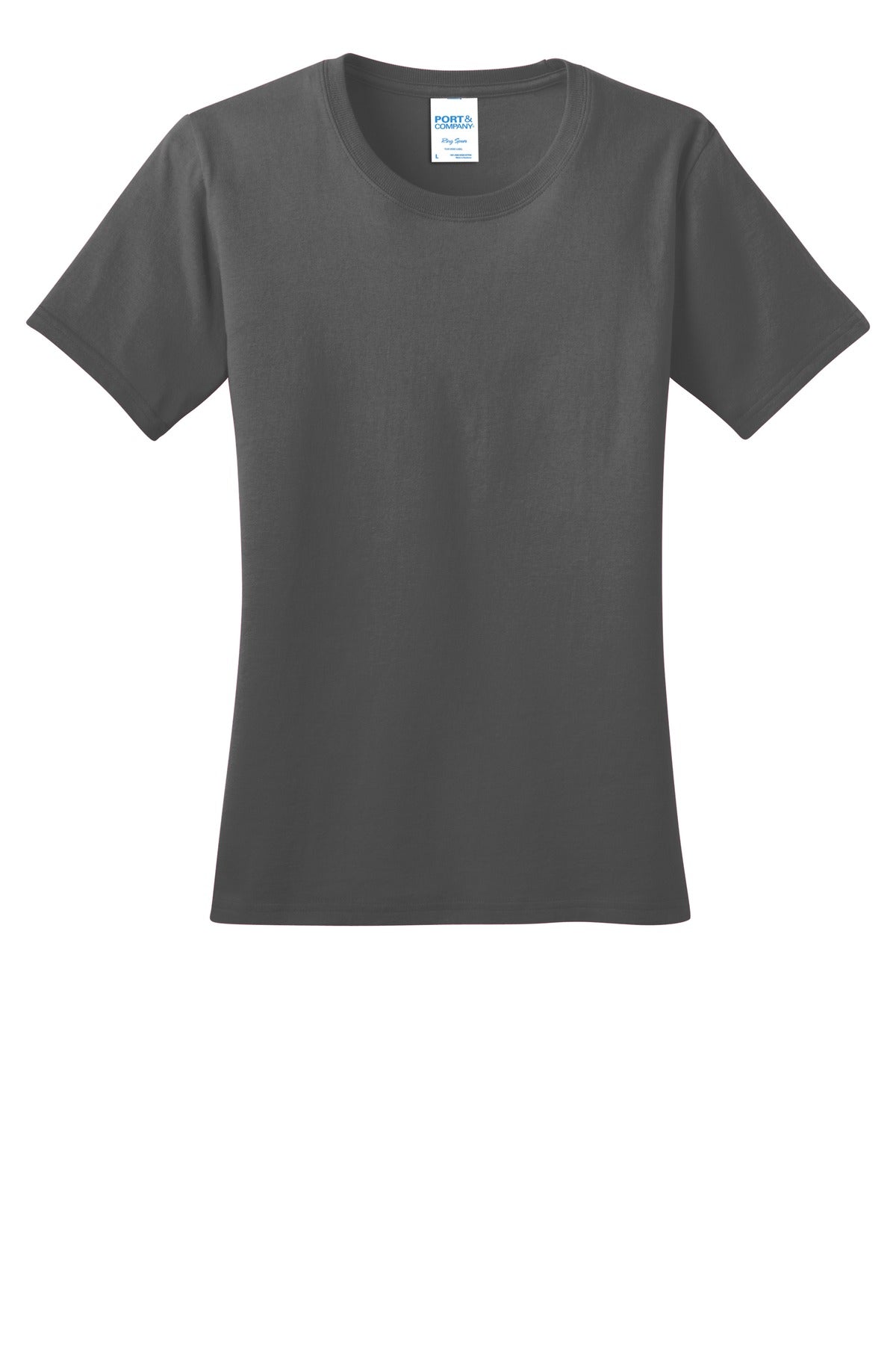 Port & Company Women's Ring Spun Cotton Tee LPC150 Womens Apparel Shirts & Tops
