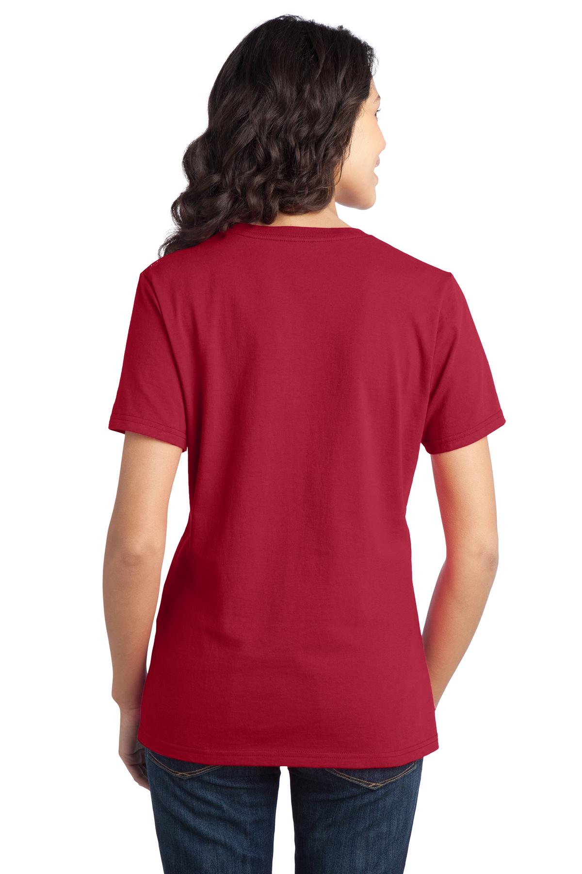 Port & Company Women's Ring Spun Cotton Tee LPC150 Womens Apparel Shirts & Tops
