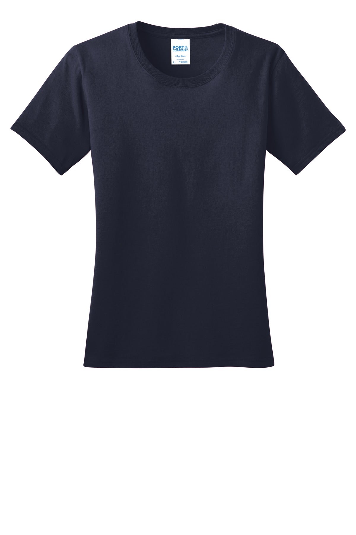 Port & Company Women's Ring Spun Cotton Tee LPC150 Womens Apparel Shirts & Tops