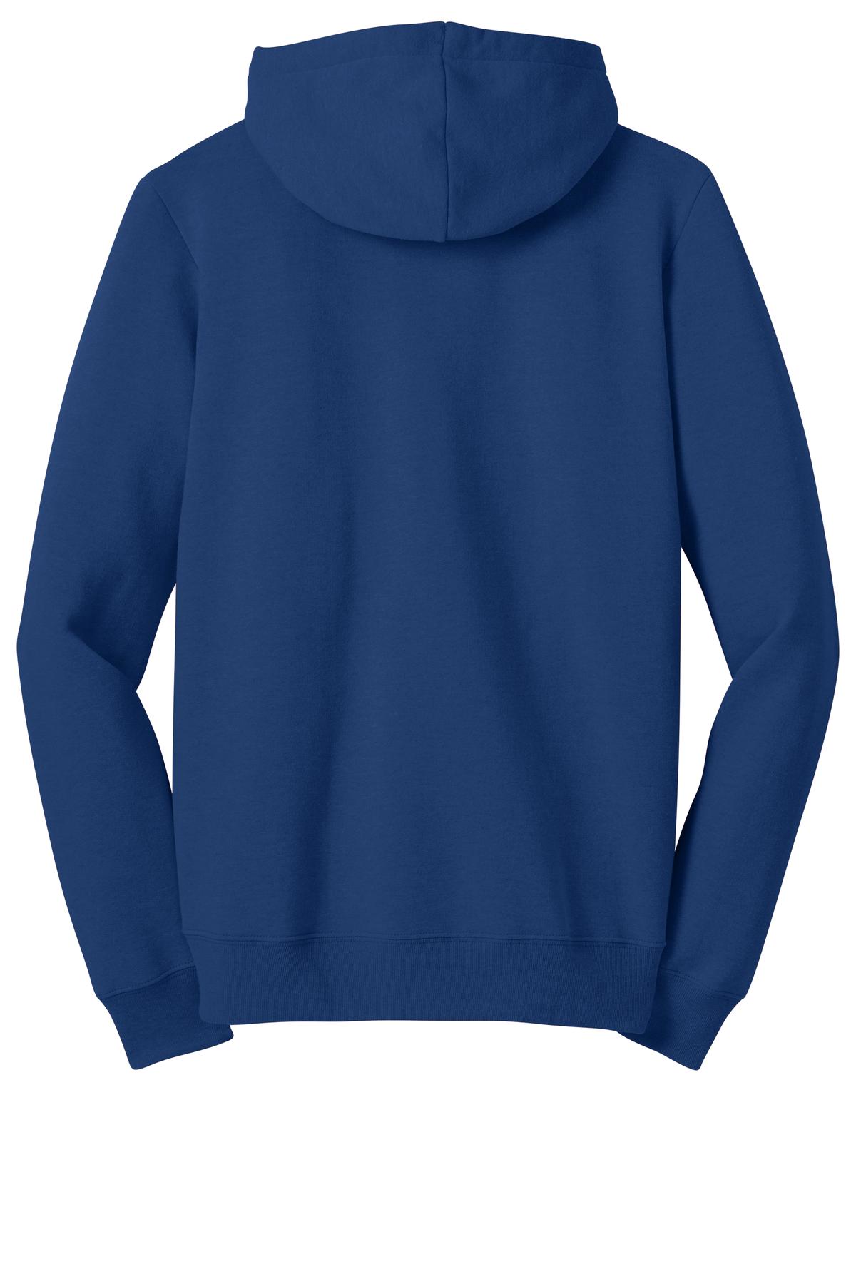District Juniors The Concert Fleece Full-Zip Hoodie. DT801 Womens Apparel Sweatshirts & Fleece