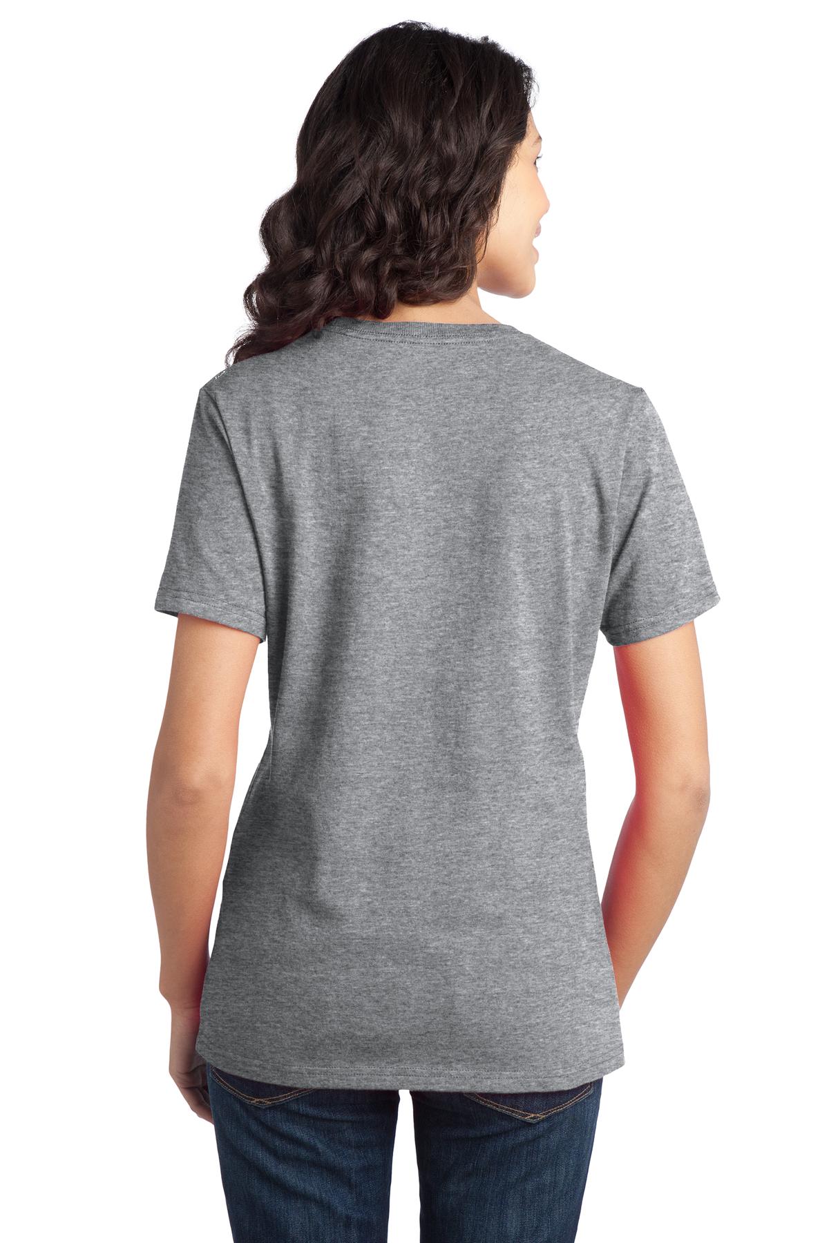 Port & Company Women's Ring Spun Cotton Tee LPC150 Womens Apparel Shirts & Tops