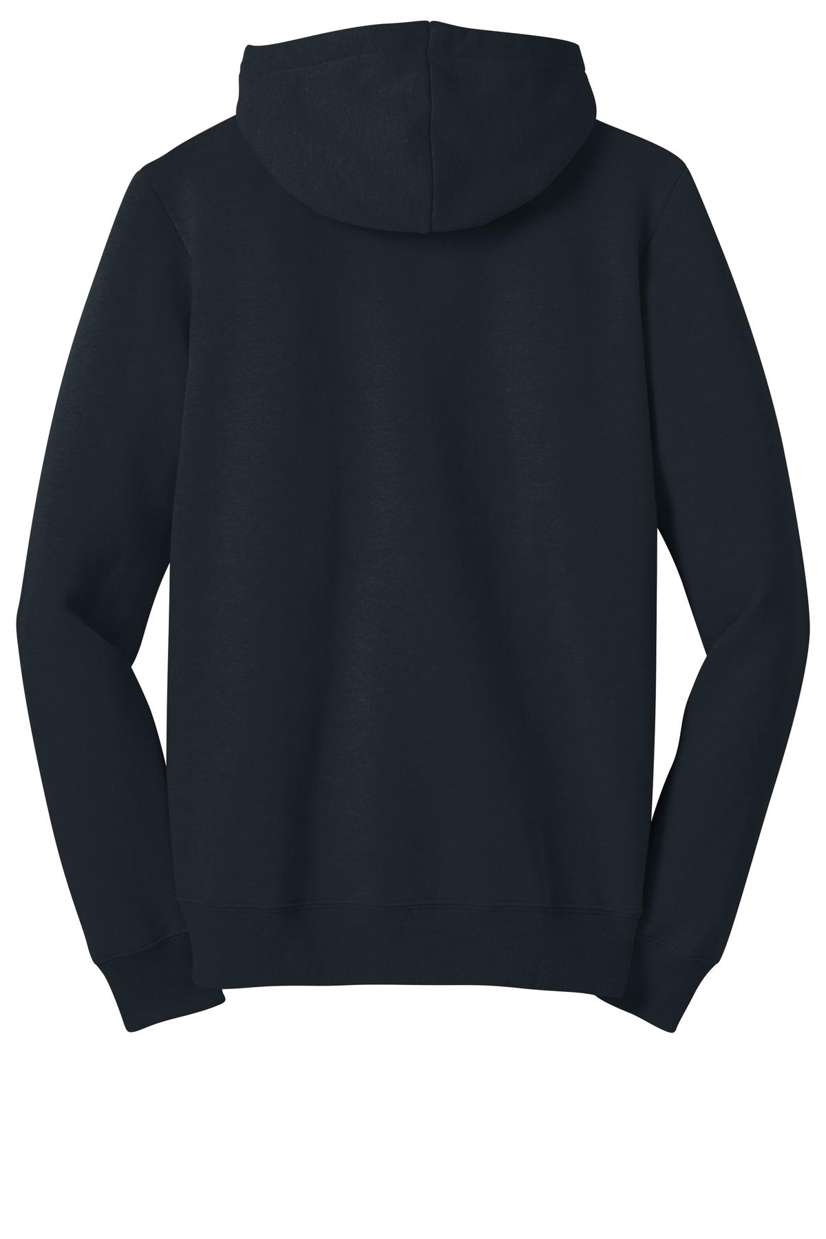 District Juniors The Concert Fleece Full-Zip Hoodie. DT801 Womens Apparel Sweatshirts & Fleece