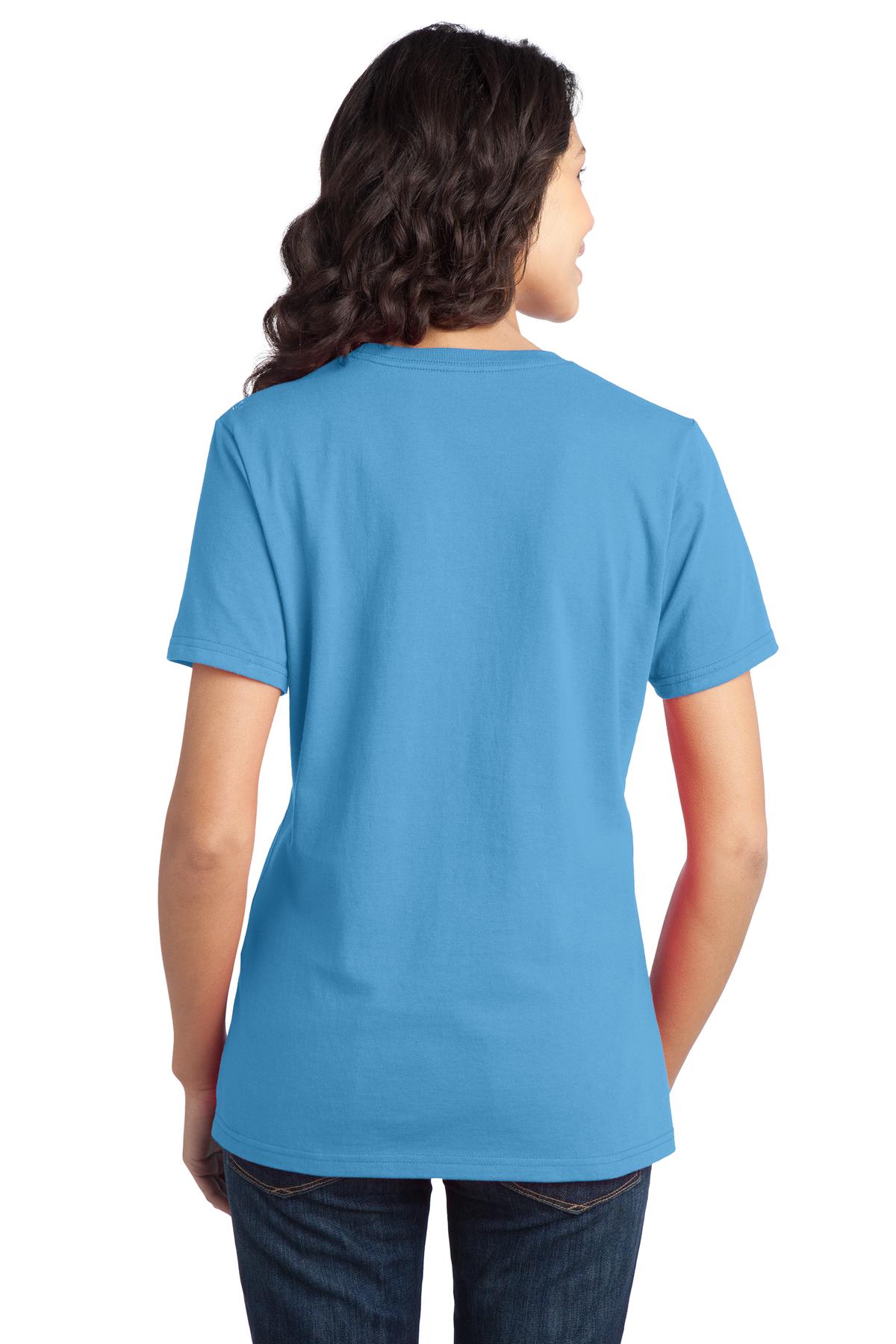 Port & Company Women's Ring Spun Cotton Tee LPC150 Womens Apparel Shirts & Tops