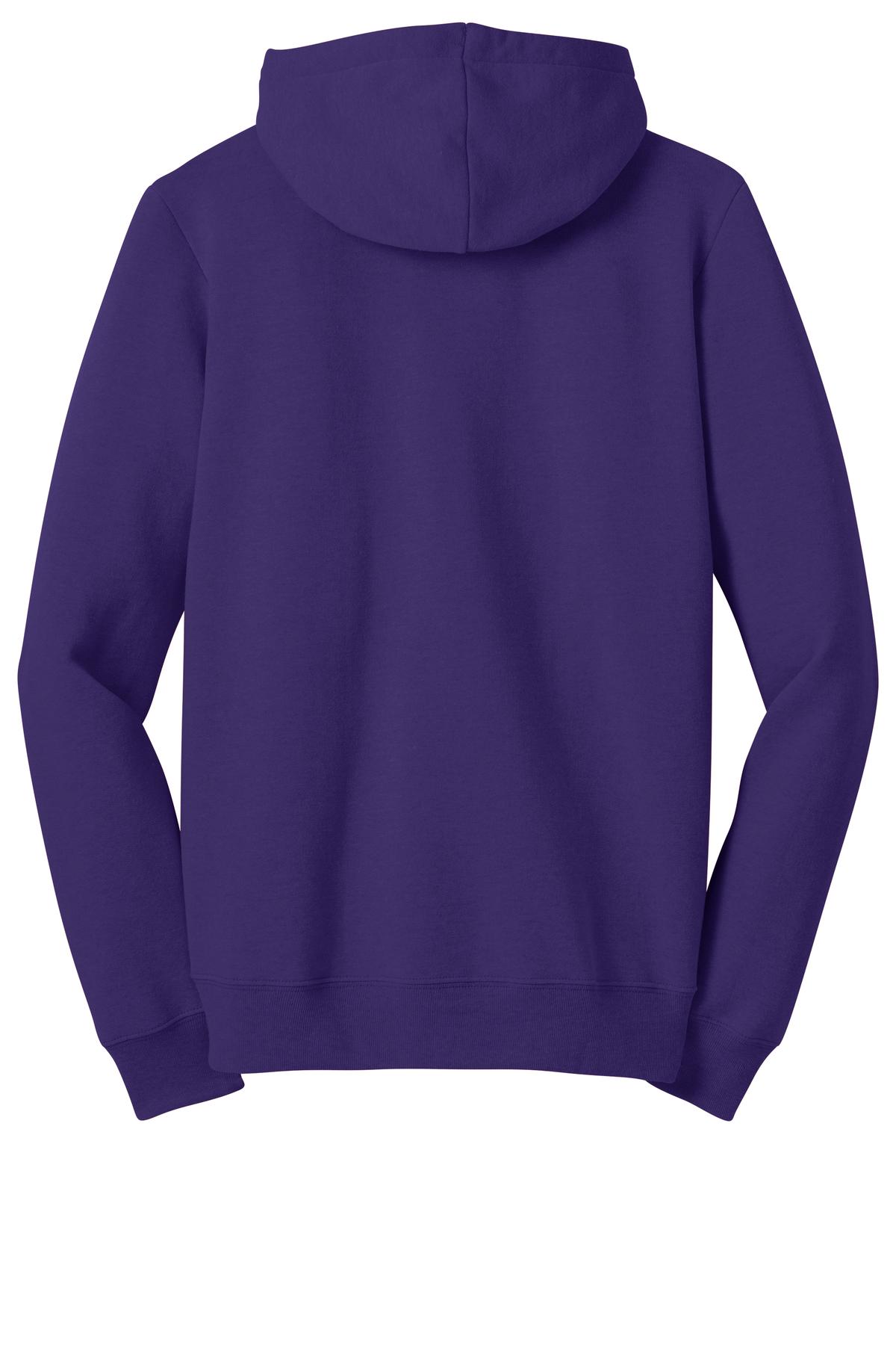 District Juniors The Concert Fleece Full-Zip Hoodie. DT801 Womens Apparel Sweatshirts & Fleece