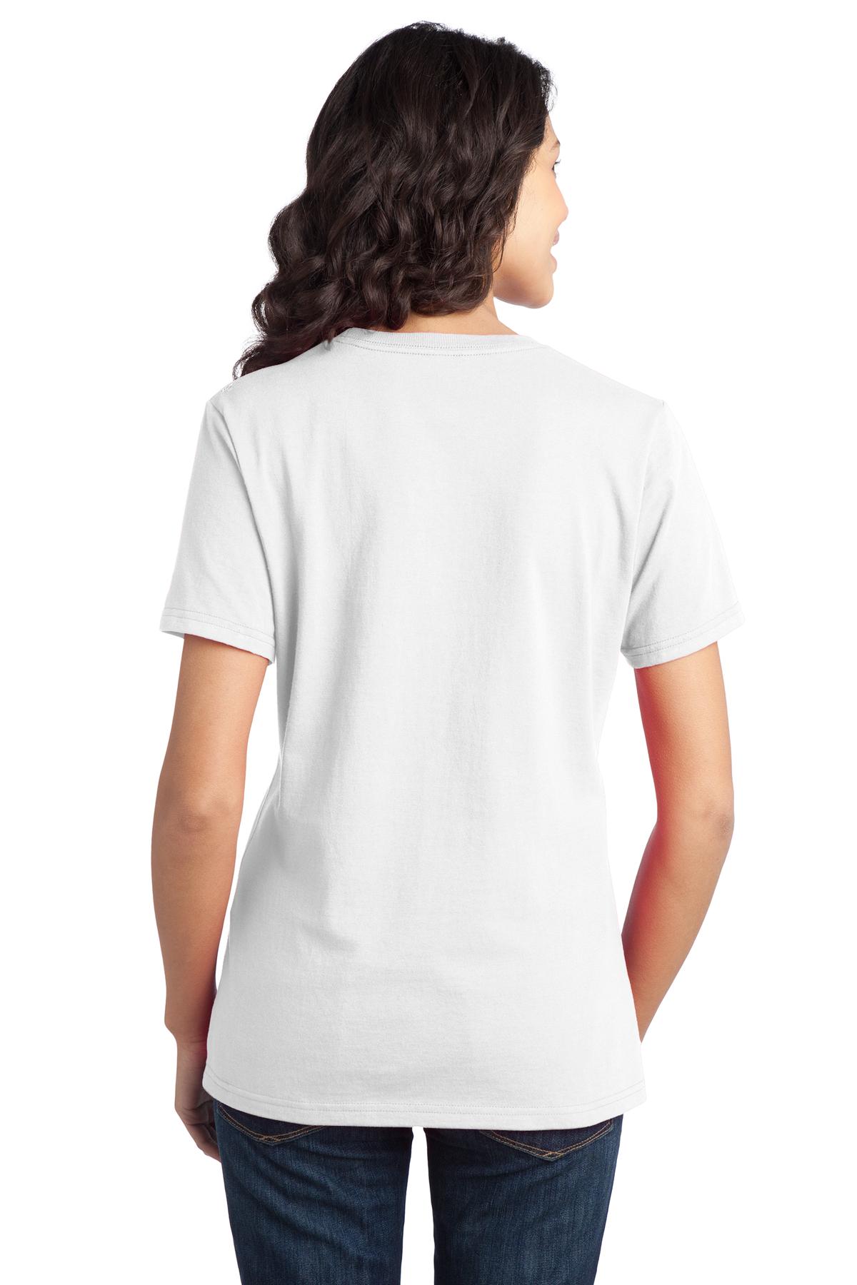 Port & Company Women's Ring Spun Cotton Tee LPC150 Womens Apparel Shirts & Tops