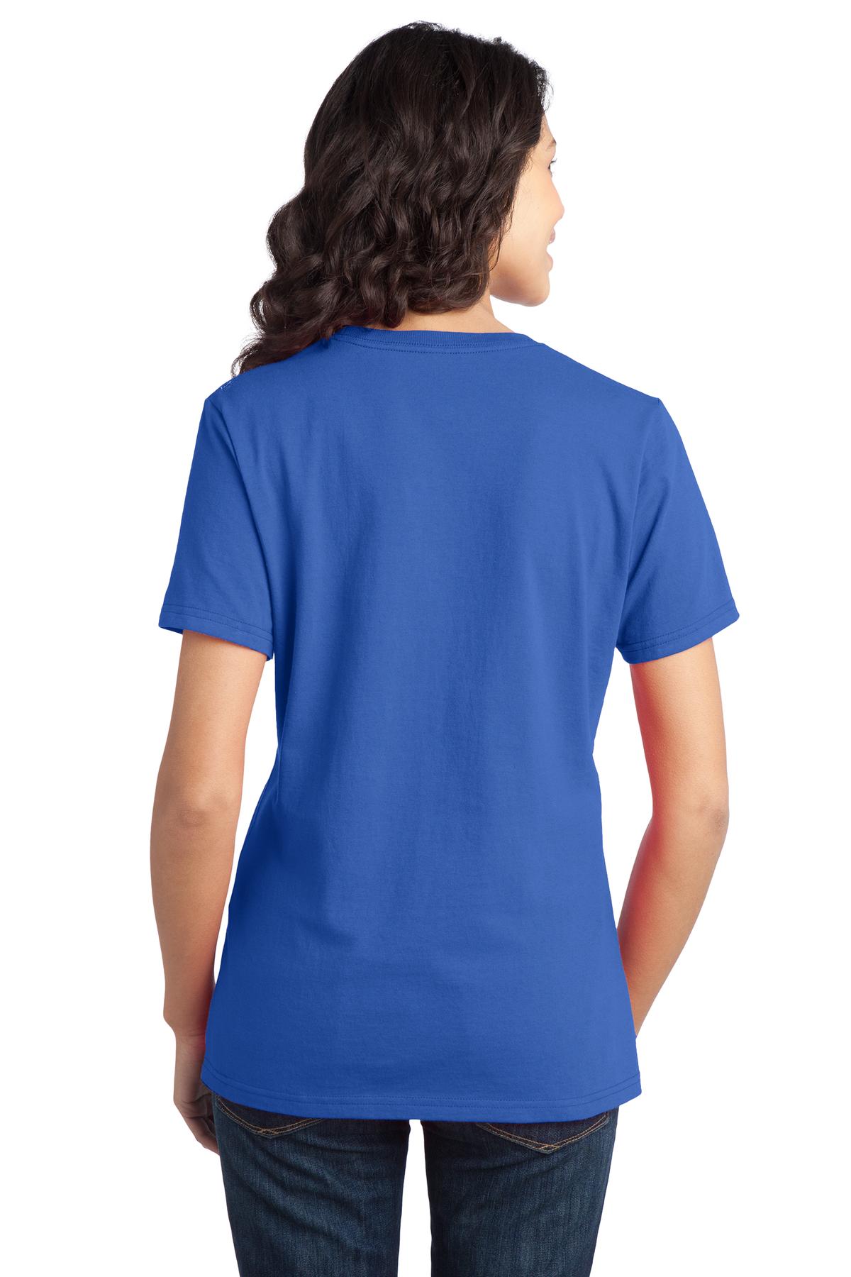 Port & Company Women's Ring Spun Cotton Tee LPC150 Womens Apparel Shirts & Tops