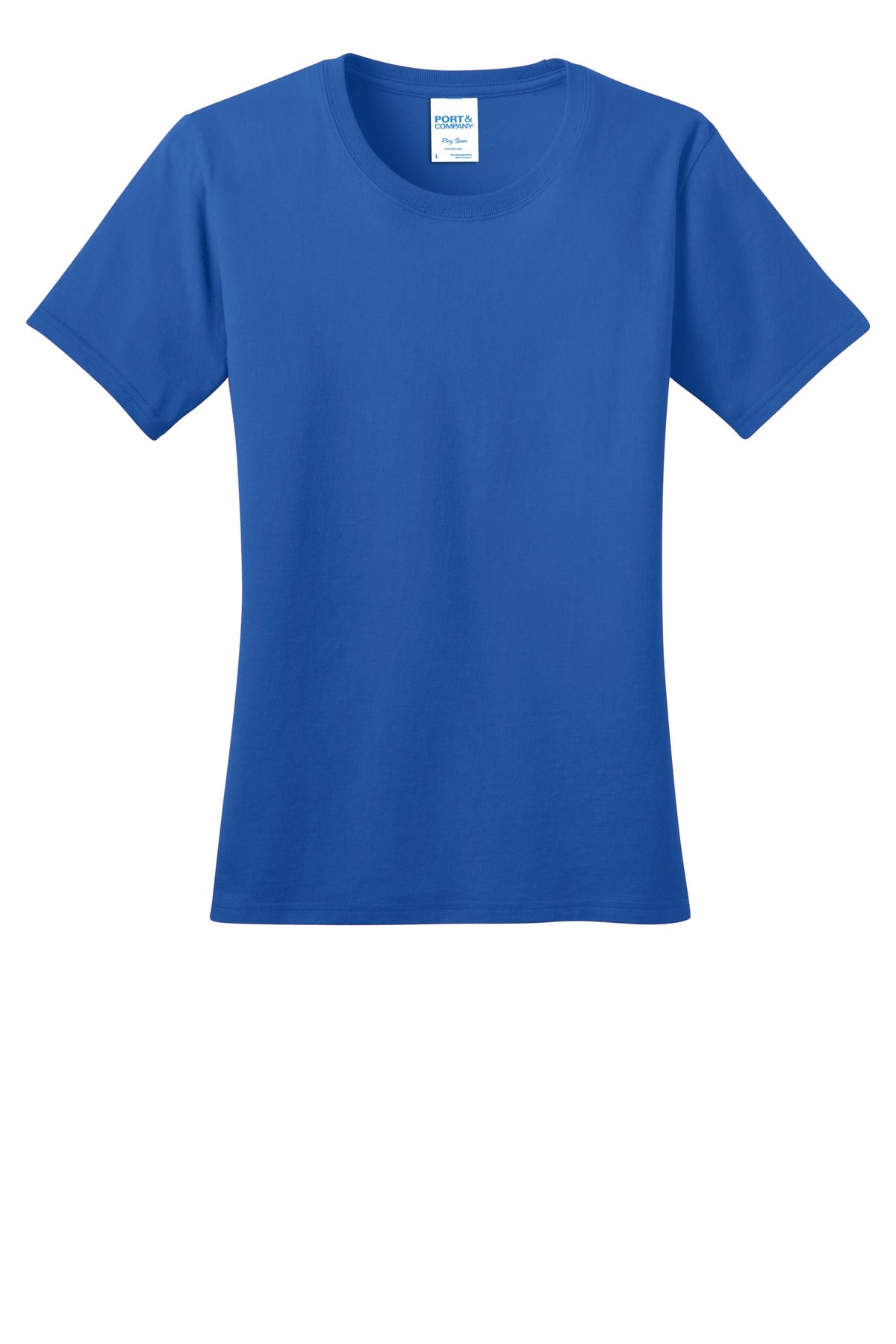 Port & Company Women's Ring Spun Cotton Tee LPC150 Womens Apparel Shirts & Tops