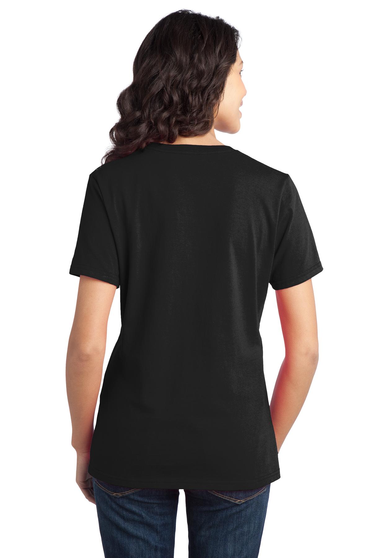 Port & Company Women's Ring Spun Cotton Tee LPC150 Womens Apparel Shirts & Tops