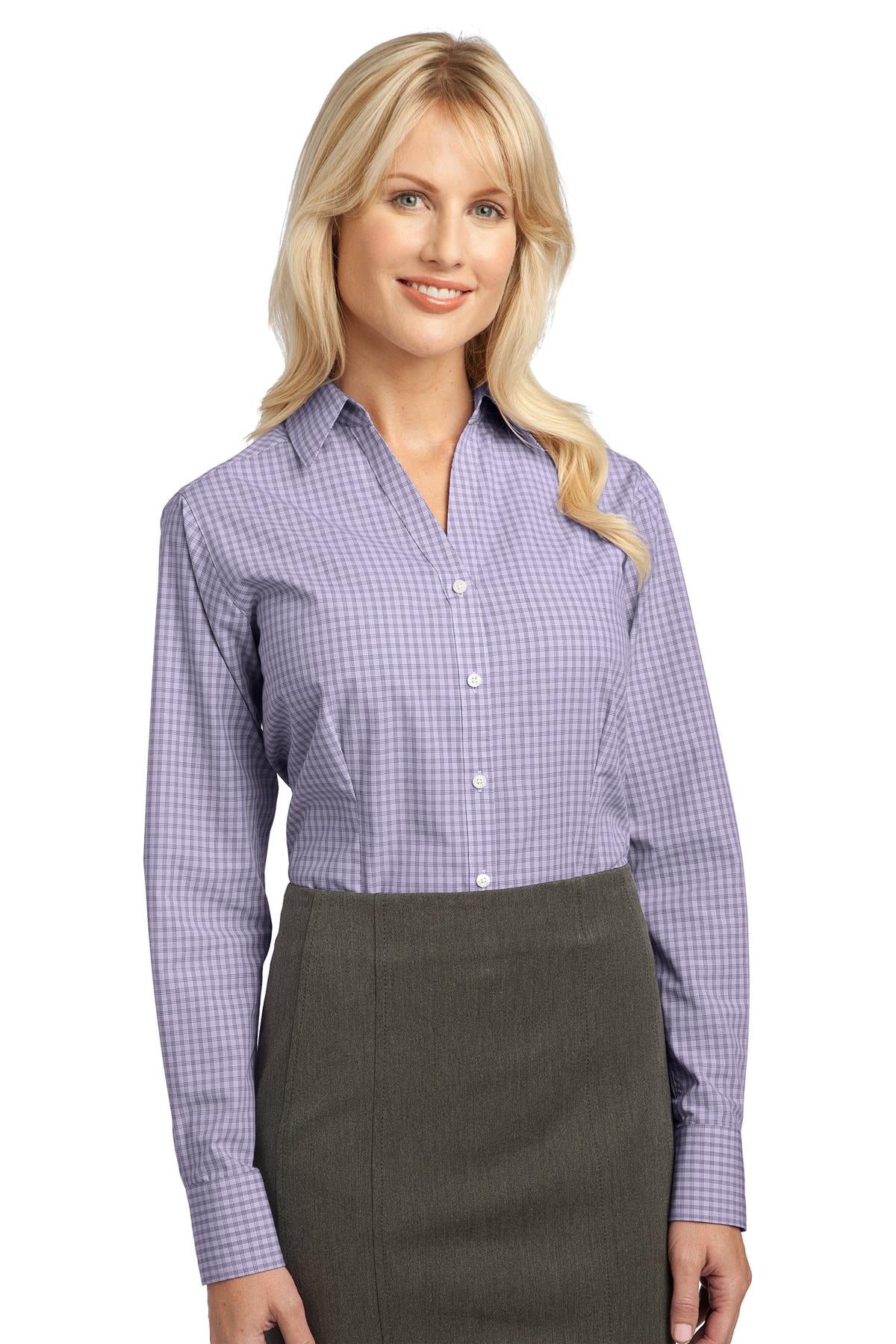 Port Authority Women's Plaid Pattern Easy Care Shirt