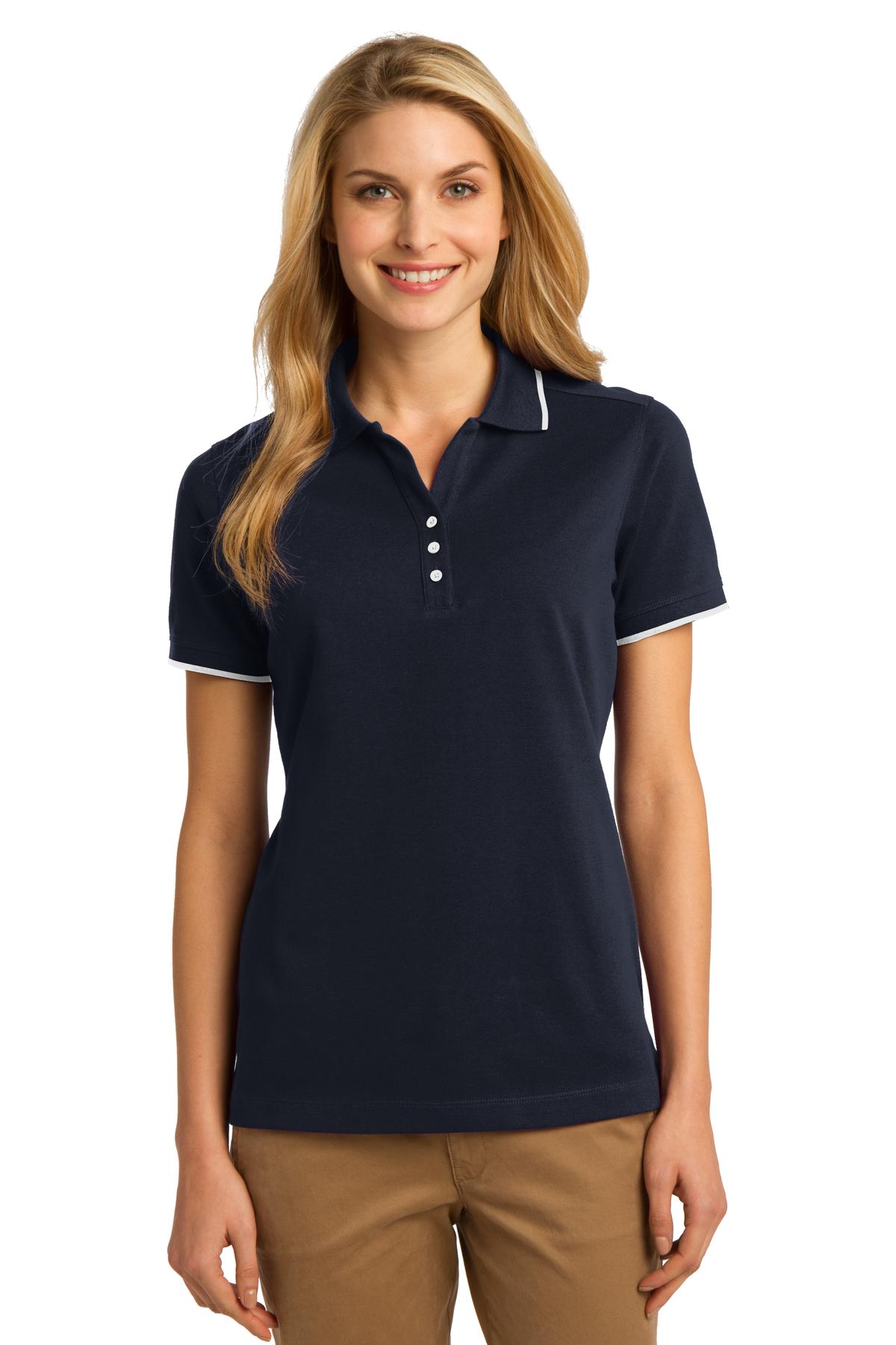 Port Authority Women's Rapid Dry Tipped Polo