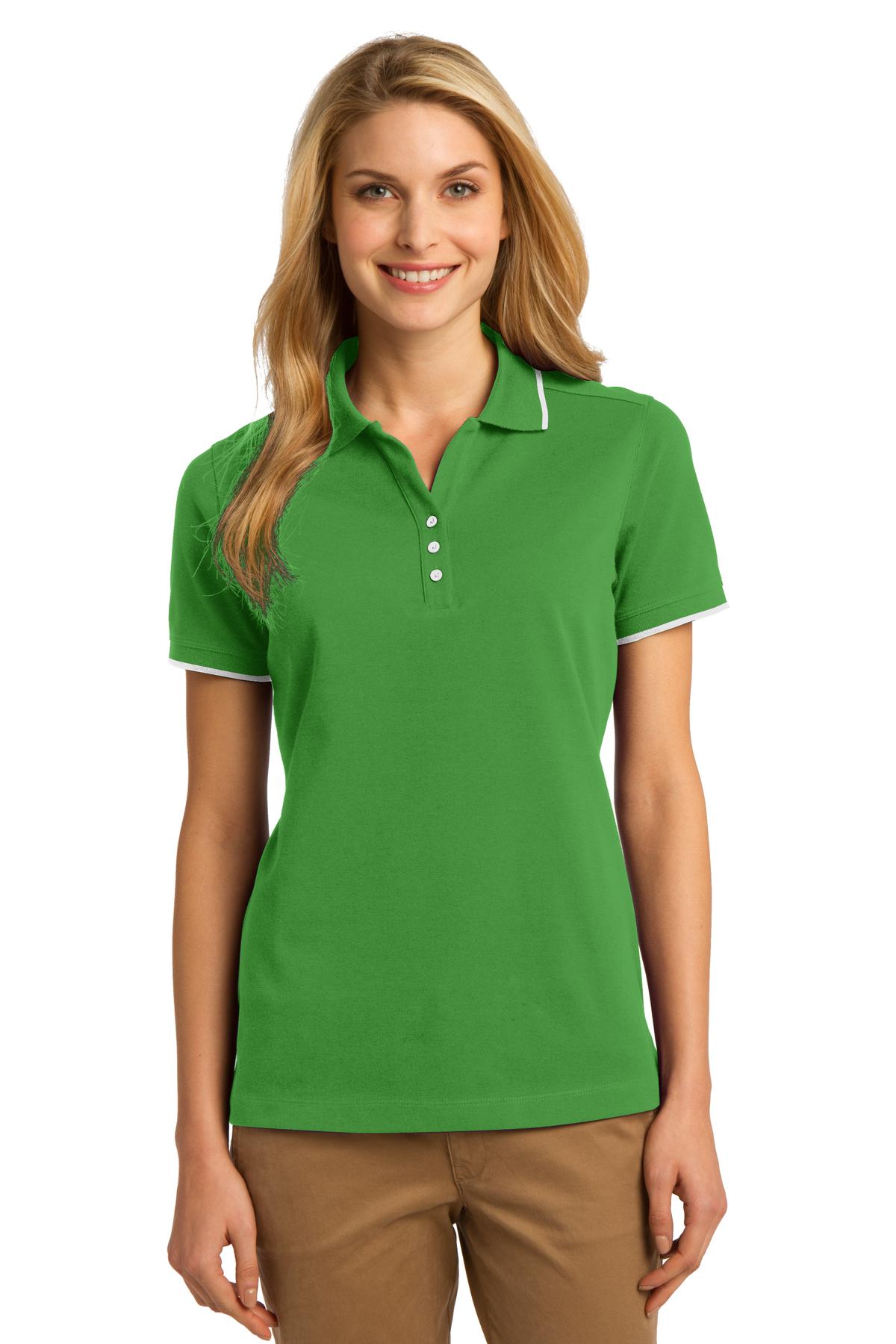 Port Authority Women's Rapid Dry Tipped Polo