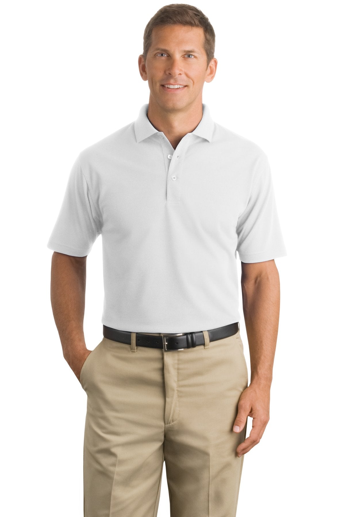 CornerStone Men's Industrial Pique Polo