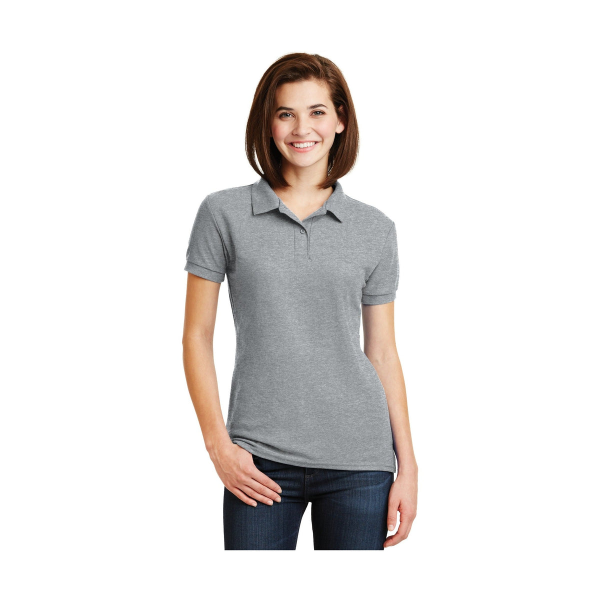 Gildan Women's DryBlend 6-Ounce Double Pique Sport Shirt-1