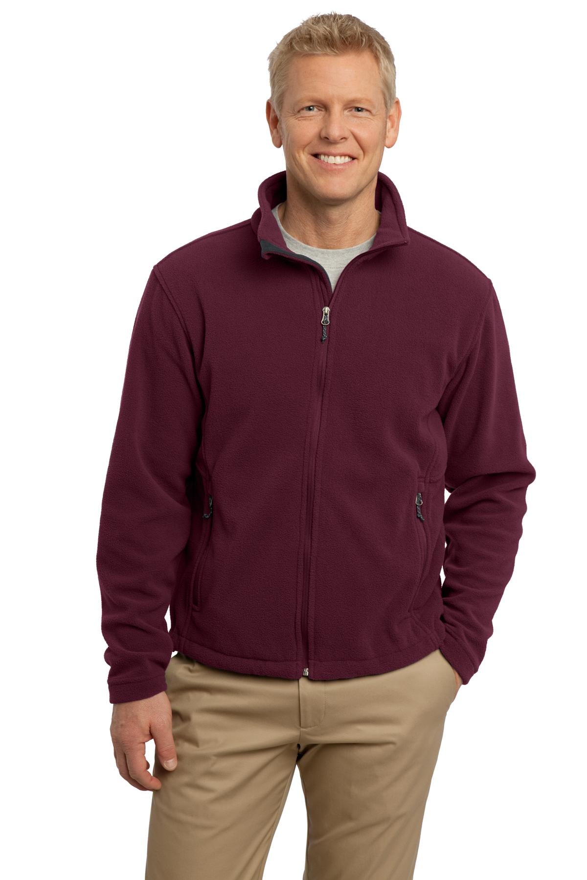 Port Authority Men's Tall Value Fleece Jacket. TLF217 Mens Apparel Sweatshirts & Fleece