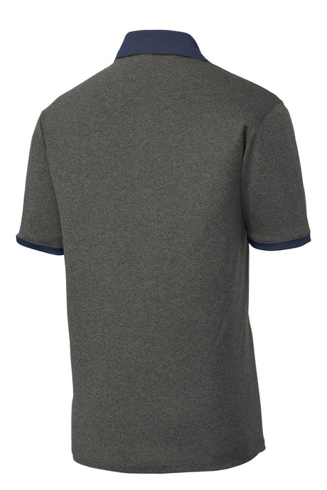 Sport-Tek Men's Heather Contender Contrast Polo ST667 Mens Apparel Shirts & Tops