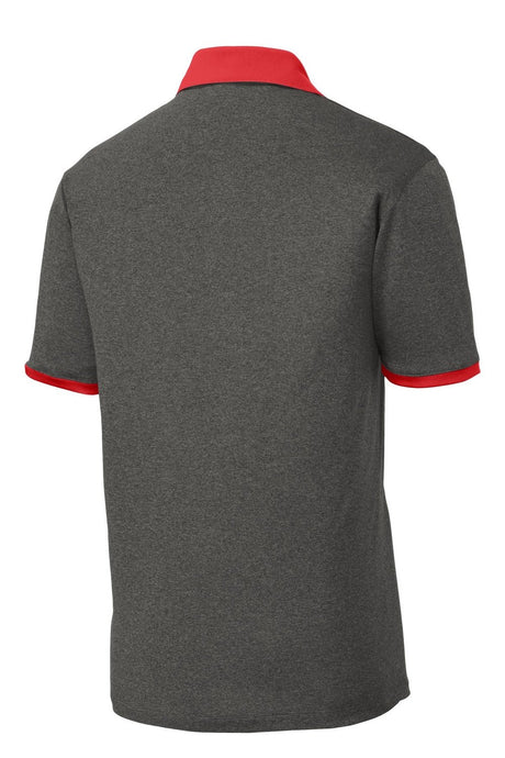 Sport-Tek Men's Heather Contender Contrast Polo ST667 Mens Apparel Shirts & Tops
