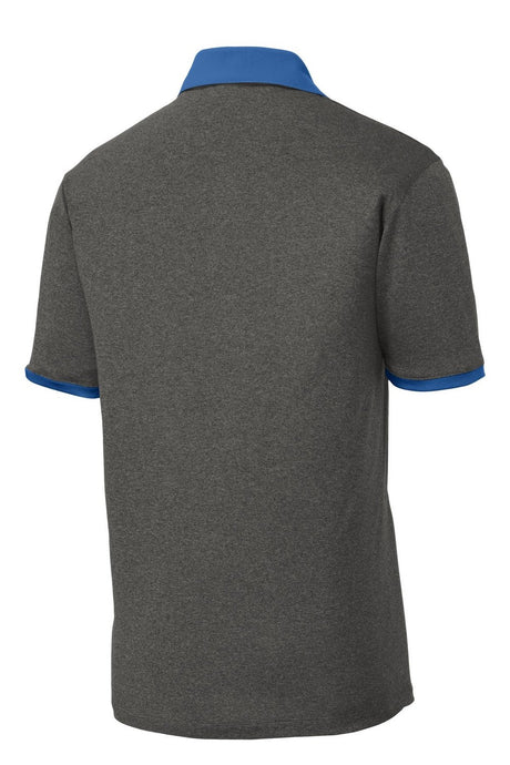 Sport-Tek Men's Heather Contender Contrast Polo ST667 Mens Apparel Shirts & Tops