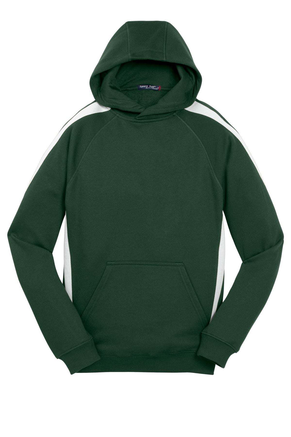 Sport-Tek Youth Sleeve Stripe Pullover Hooded Sweatshirt-3
