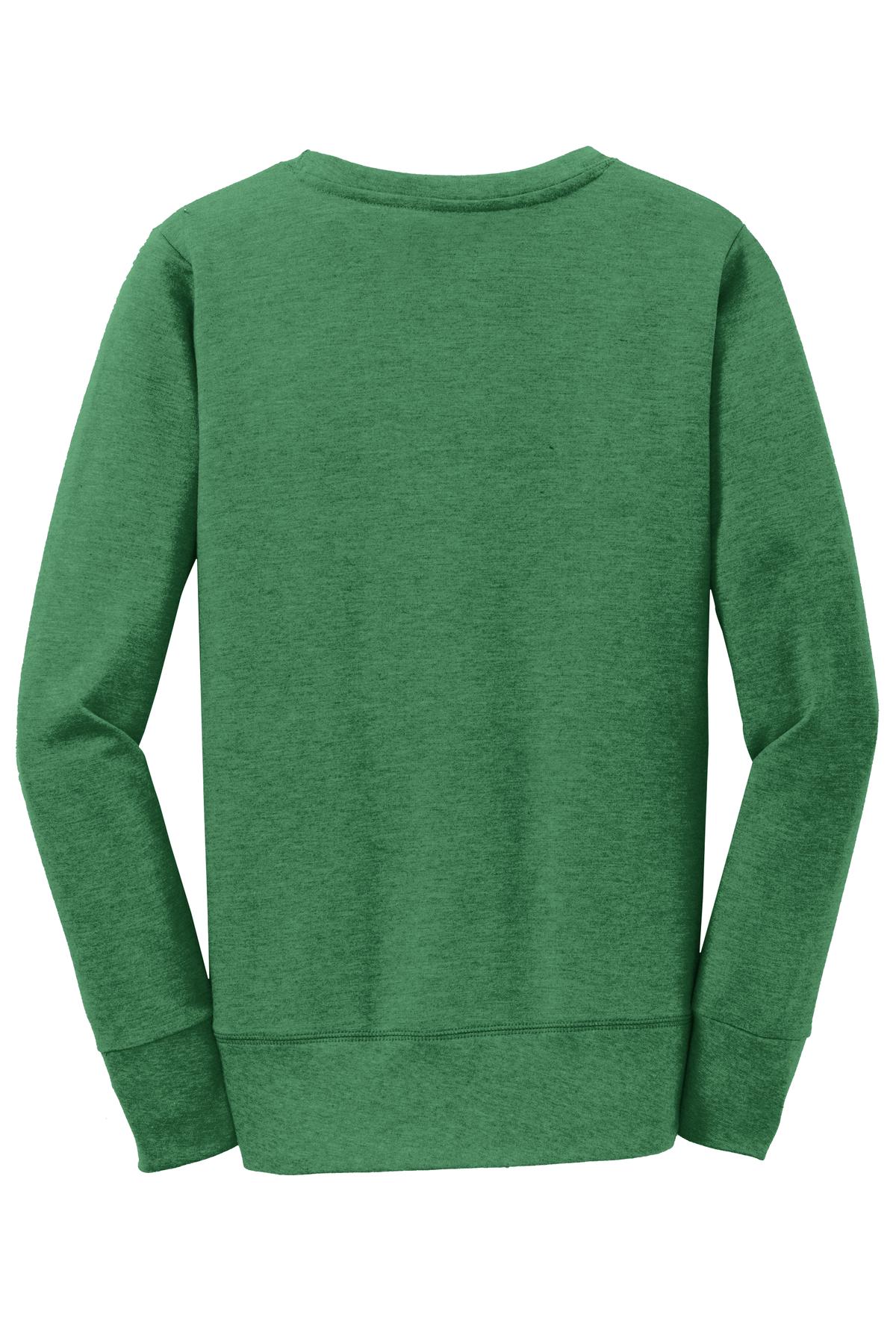 Anvil Women's French Terry Crewneck Sweatshirt-4
