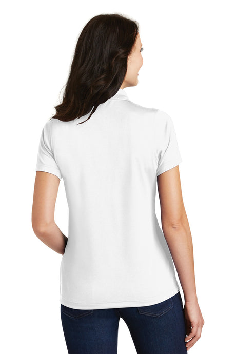 Port Authority Ladies Poly-Charcoal Blend Pique Polo. L497 Womens Apparel Shirts & Tops